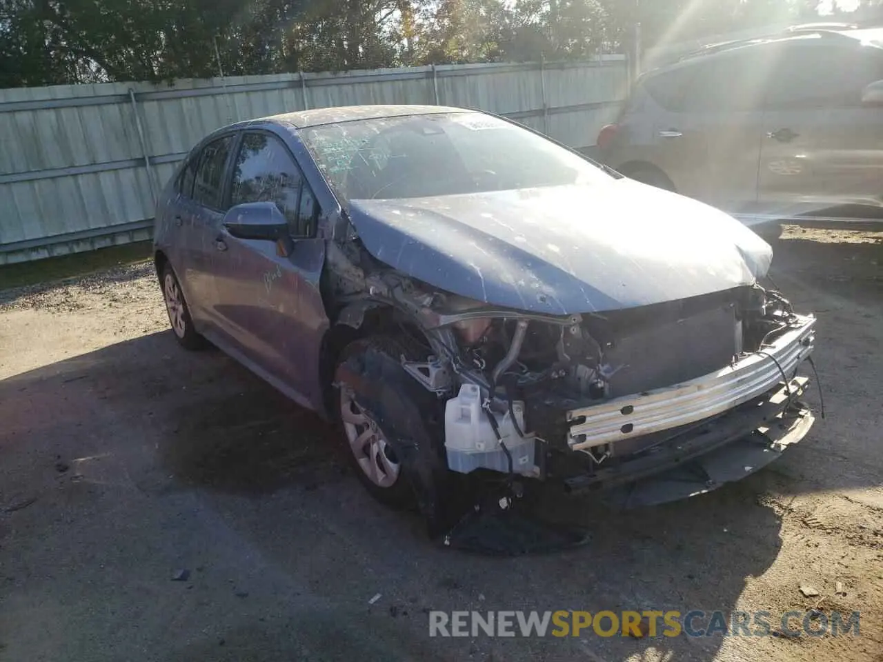 1 fotografías del automóvil dañado JTDEPRAE4LJ059261 TOYOTA COROLLA 2020