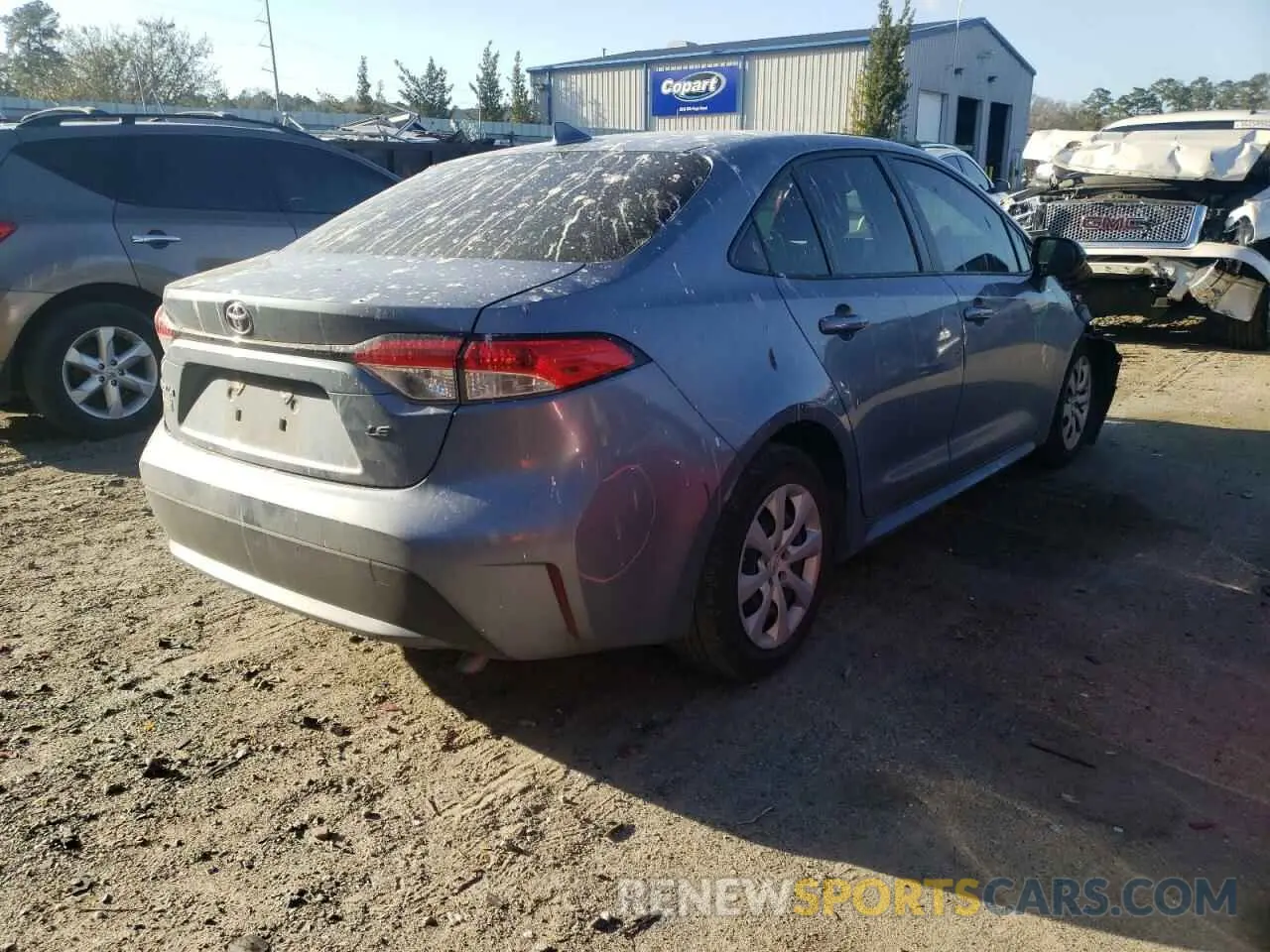 4 fotografías del automóvil dañado JTDEPRAE4LJ059261 TOYOTA COROLLA 2020