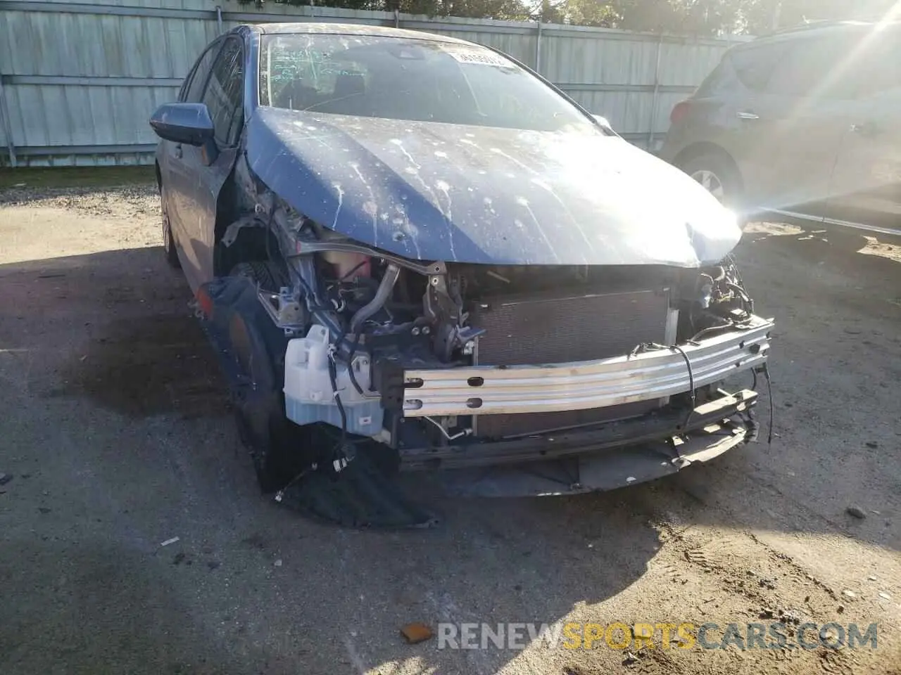 9 fotografías del automóvil dañado JTDEPRAE4LJ059261 TOYOTA COROLLA 2020