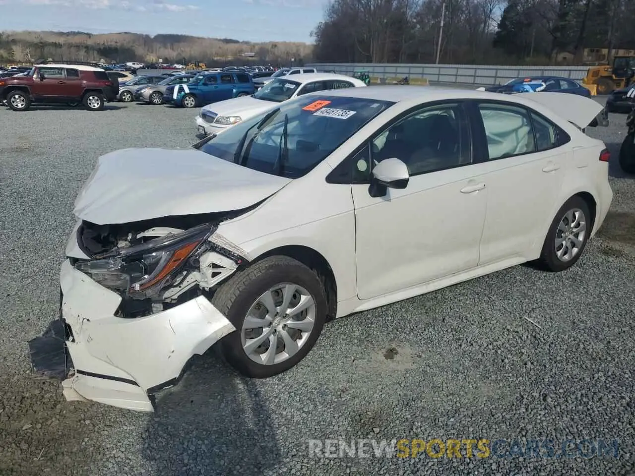 1 fotografías del automóvil dañado JTDEPRAE4LJ062466 TOYOTA COROLLA 2020