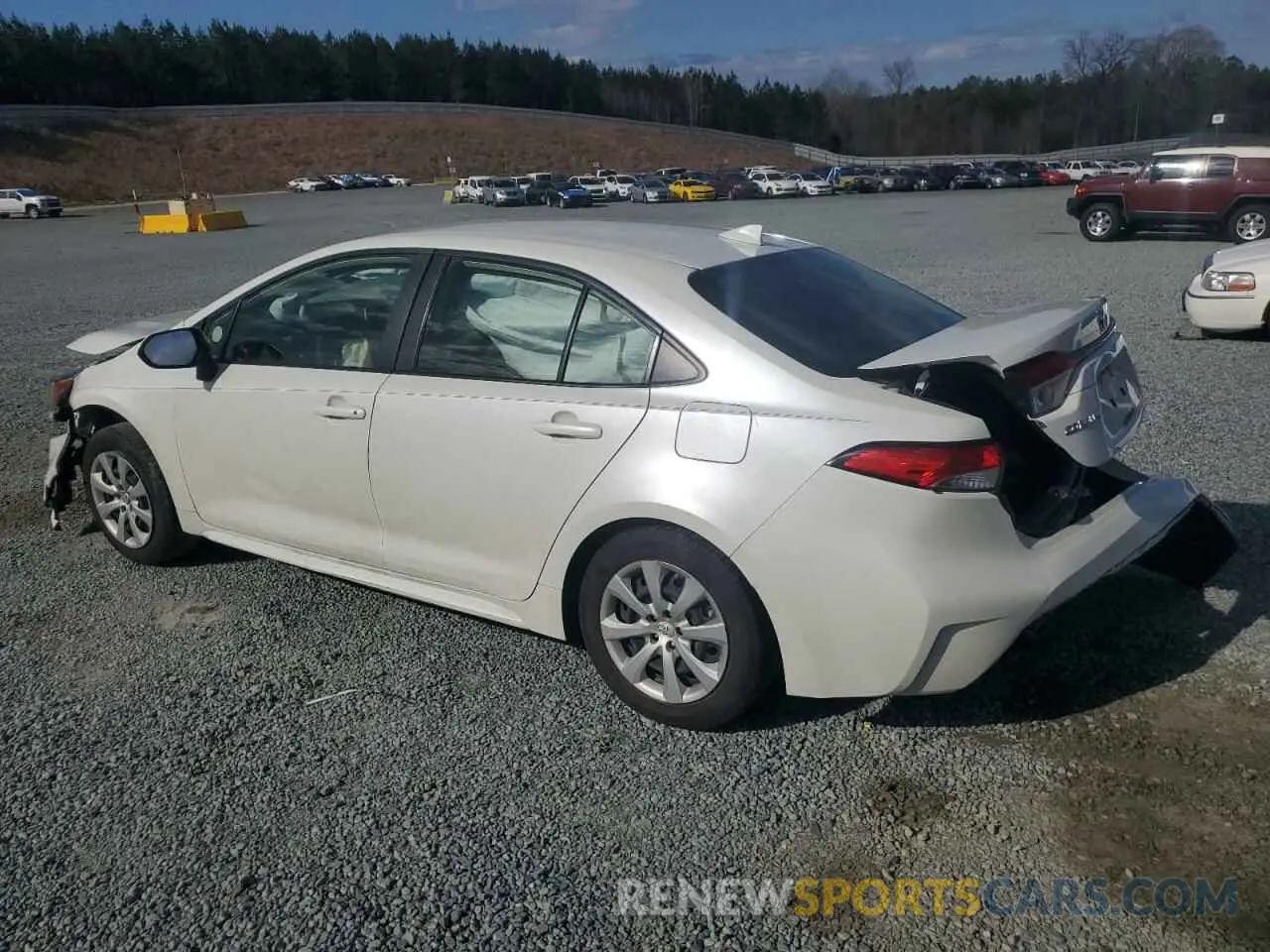 2 fotografías del automóvil dañado JTDEPRAE4LJ062466 TOYOTA COROLLA 2020