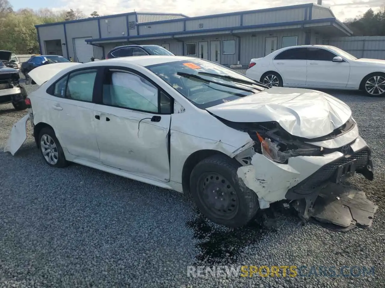 4 fotografías del automóvil dañado JTDEPRAE4LJ062466 TOYOTA COROLLA 2020