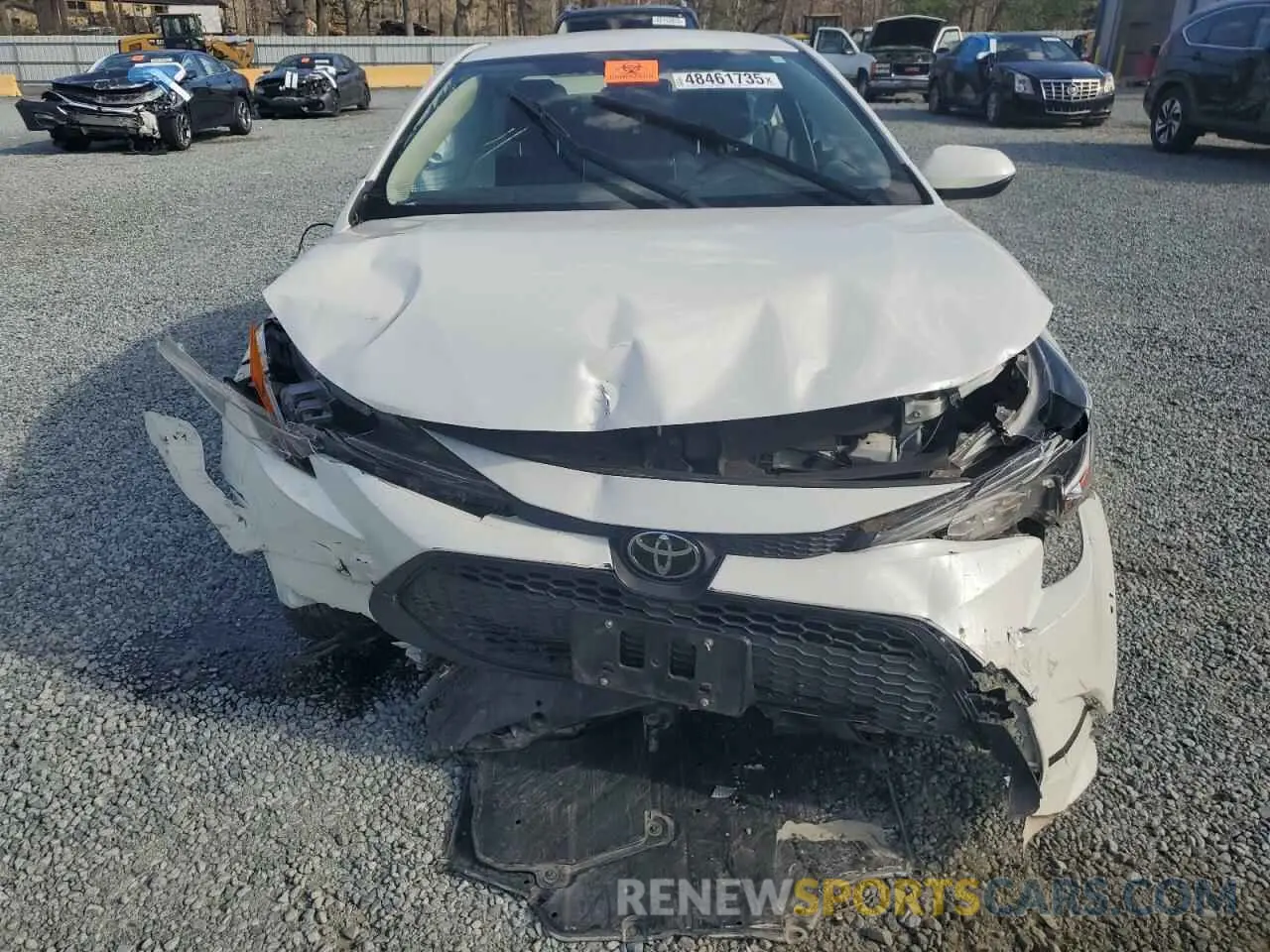 5 fotografías del automóvil dañado JTDEPRAE4LJ062466 TOYOTA COROLLA 2020