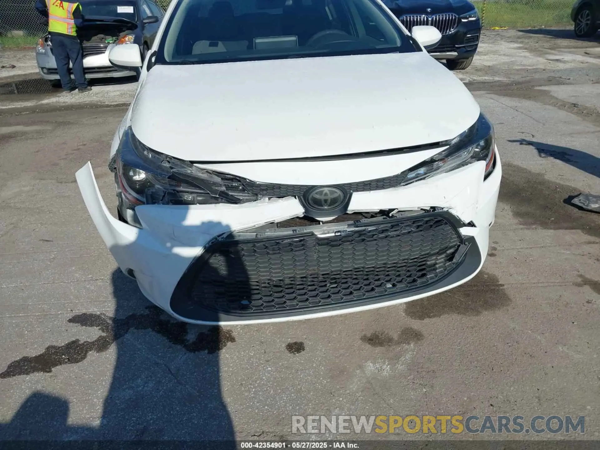 6 fotografías del automóvil dañado JTDEPRAE4LJ070602 TOYOTA COROLLA 2020