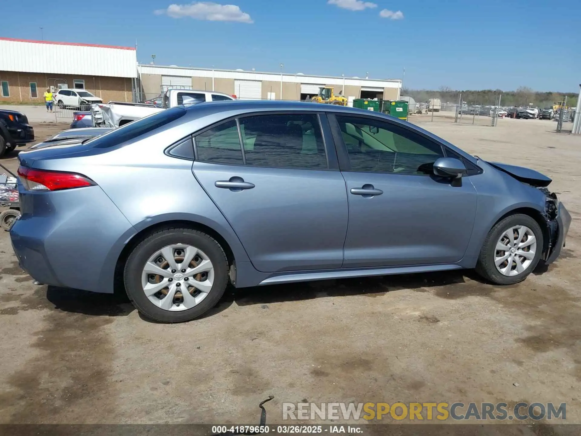 13 fotografías del automóvil dañado JTDEPRAE4LJ071619 TOYOTA COROLLA 2020