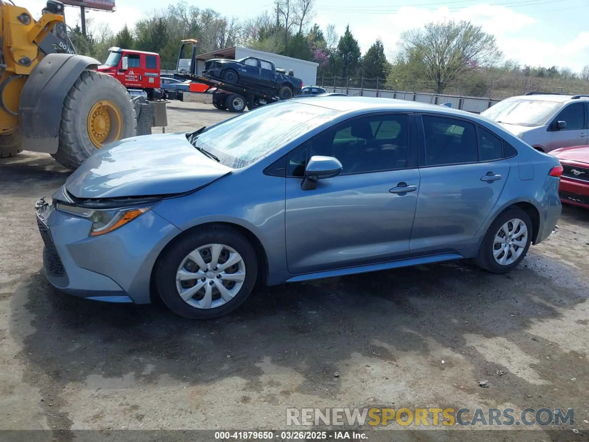 14 fotografías del automóvil dañado JTDEPRAE4LJ071619 TOYOTA COROLLA 2020