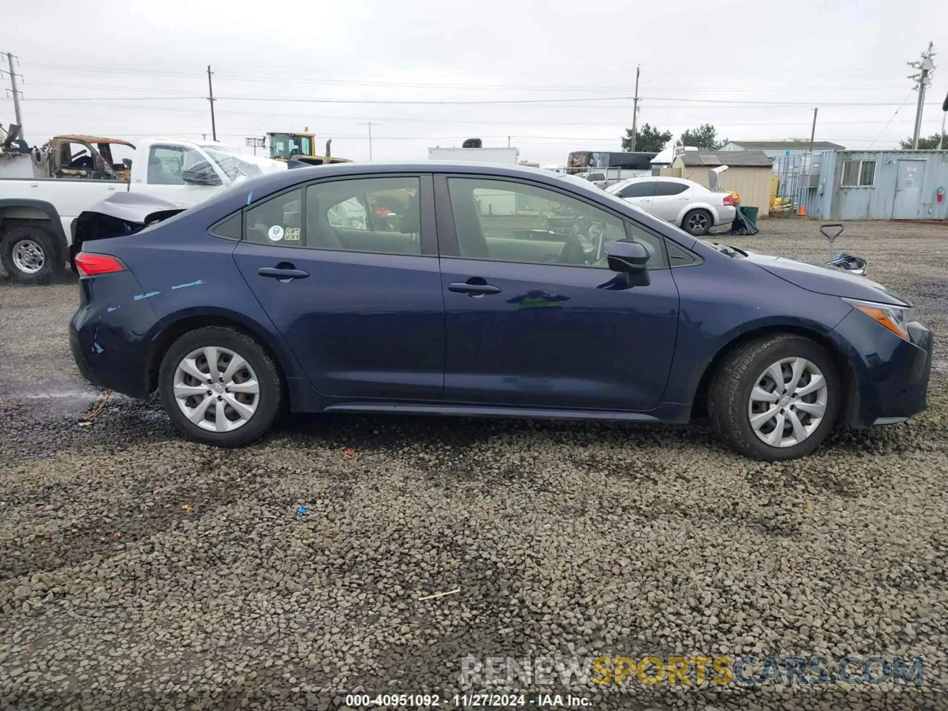 13 fotografías del automóvil dañado JTDEPRAE4LJ073418 TOYOTA COROLLA 2020