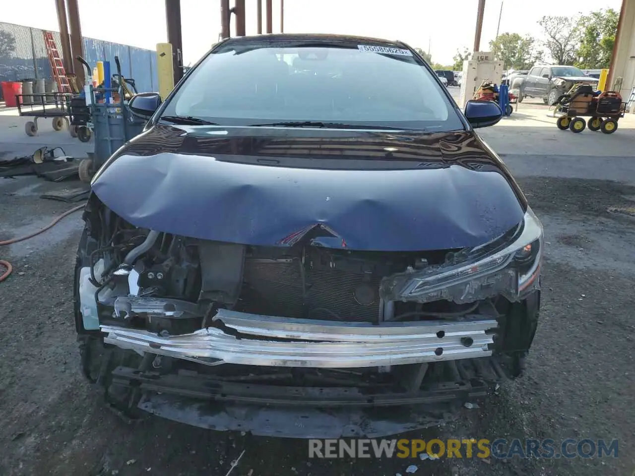 5 fotografías del automóvil dañado JTDEPRAE4LJ075878 TOYOTA COROLLA 2020