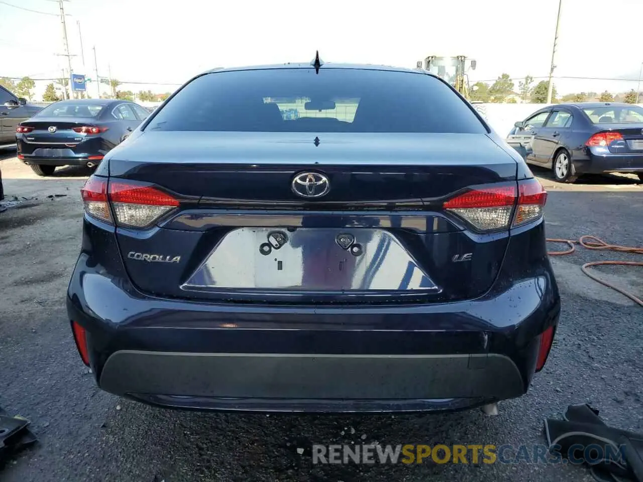 6 fotografías del automóvil dañado JTDEPRAE4LJ075878 TOYOTA COROLLA 2020