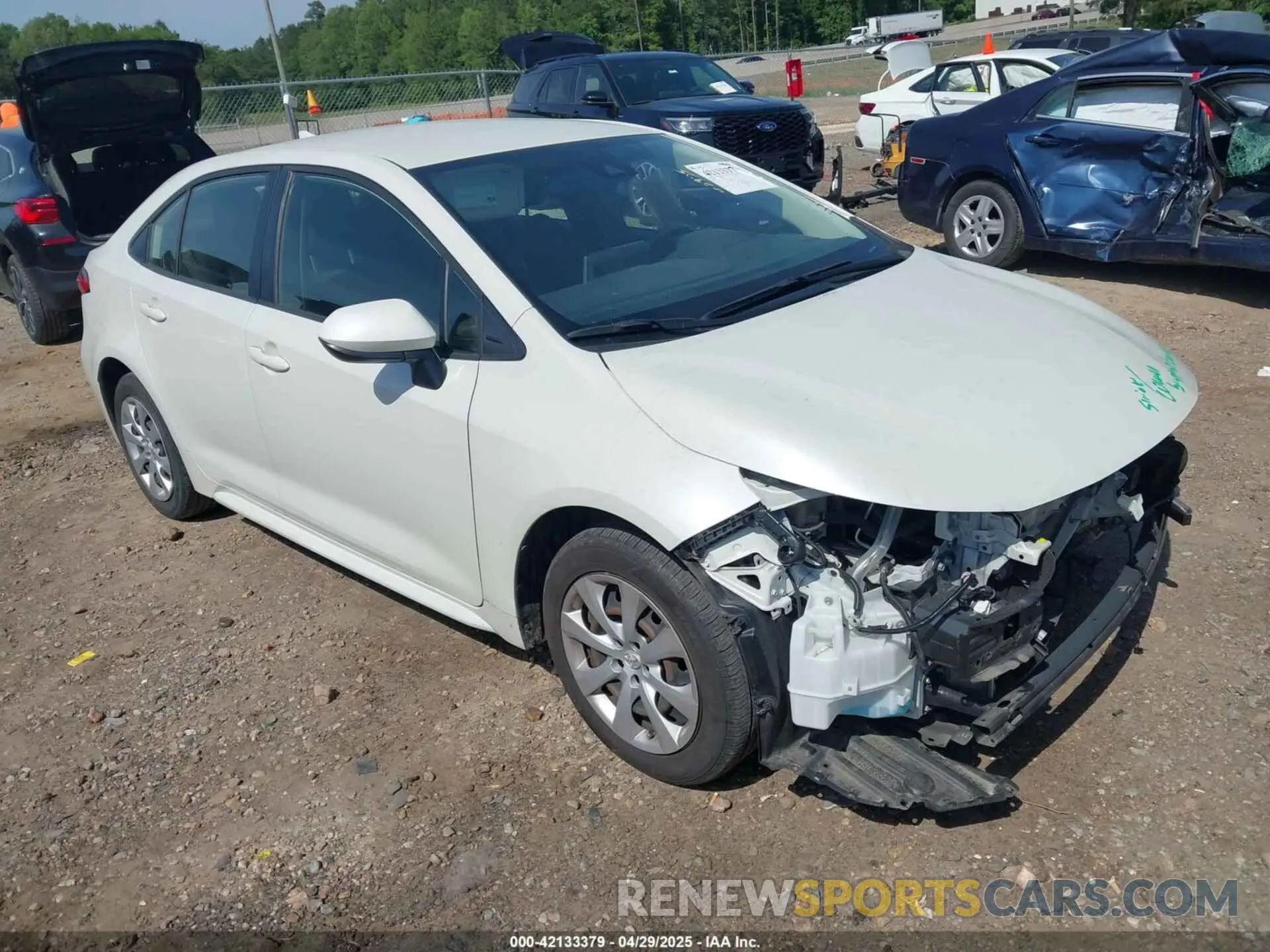 1 fotografías del automóvil dañado JTDEPRAE4LJ075914 TOYOTA COROLLA 2020