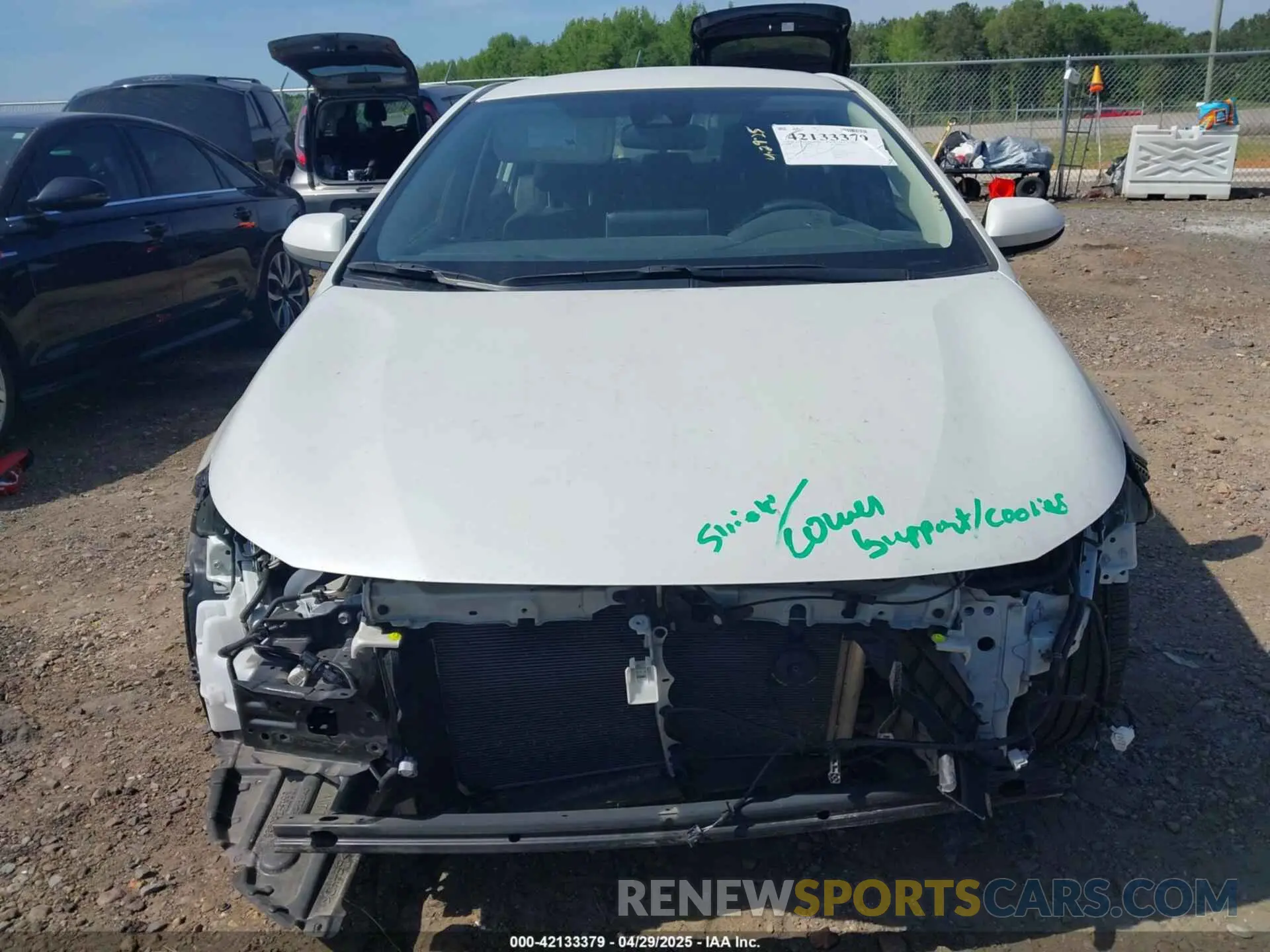 13 fotografías del automóvil dañado JTDEPRAE4LJ075914 TOYOTA COROLLA 2020