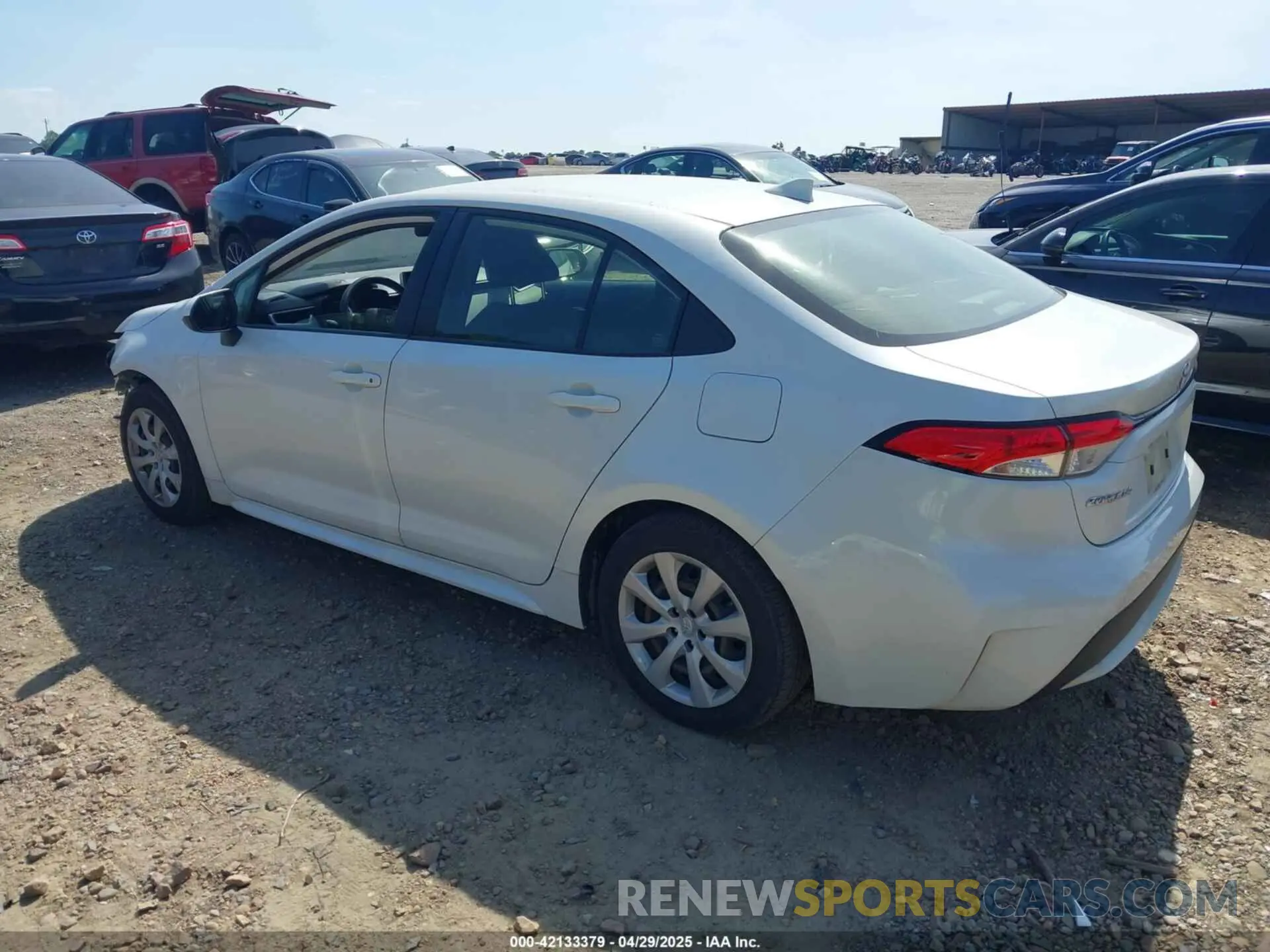 3 fotografías del automóvil dañado JTDEPRAE4LJ075914 TOYOTA COROLLA 2020