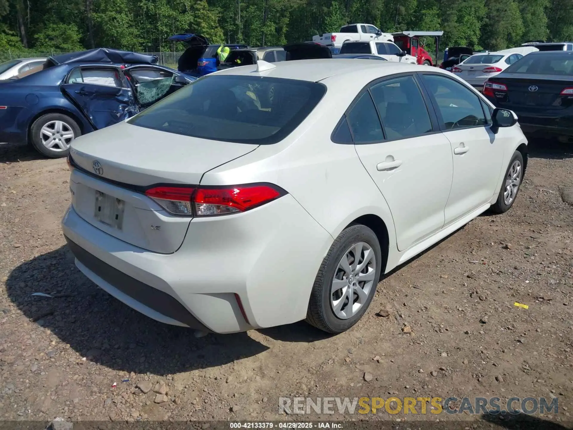 4 fotografías del automóvil dañado JTDEPRAE4LJ075914 TOYOTA COROLLA 2020