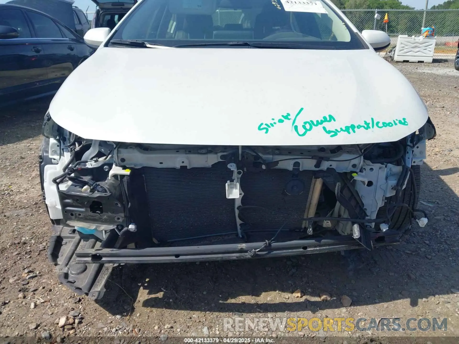 6 fotografías del automóvil dañado JTDEPRAE4LJ075914 TOYOTA COROLLA 2020