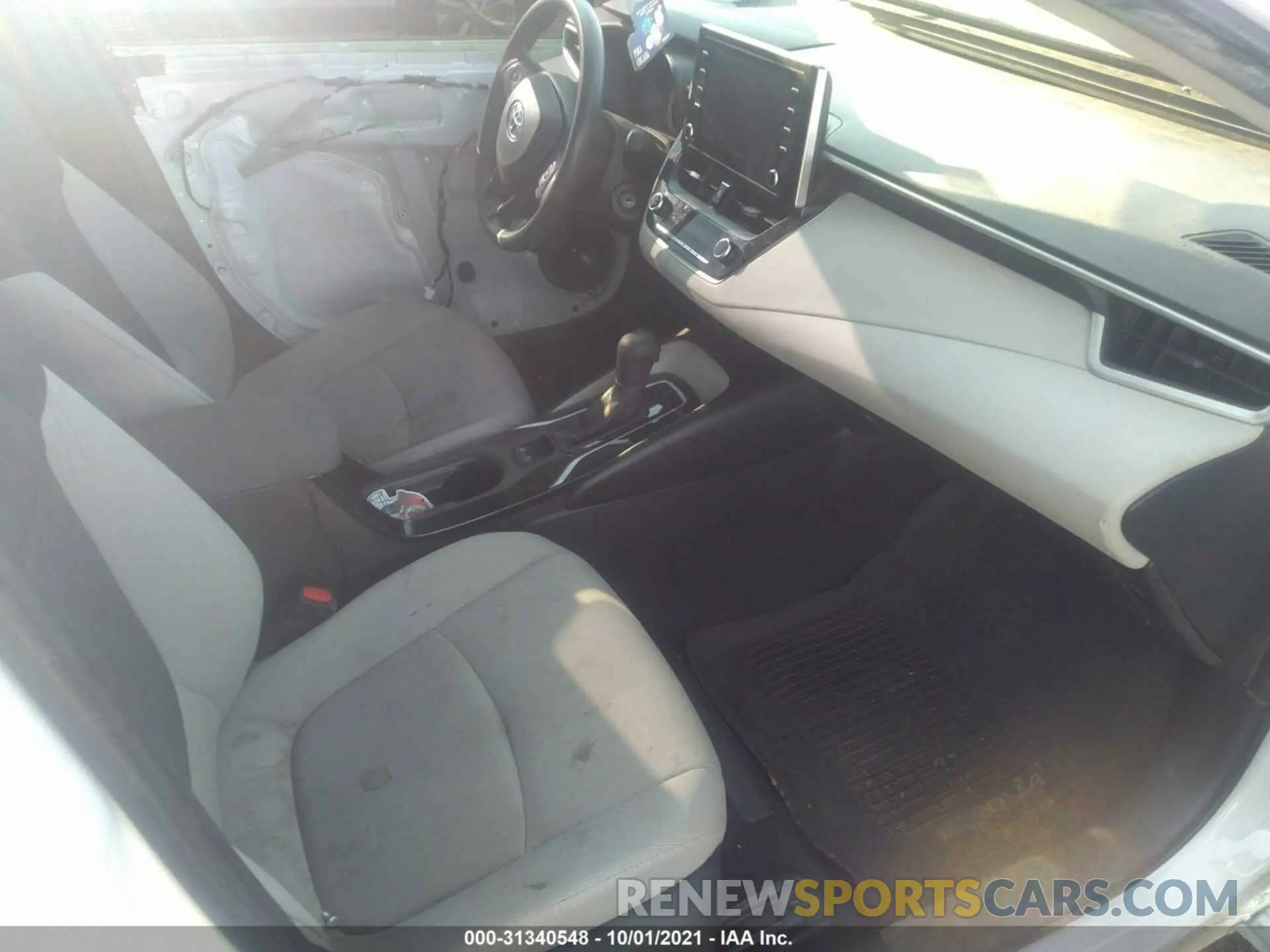 5 fotografías del automóvil dañado JTDEPRAE4LJ078067 TOYOTA COROLLA 2020