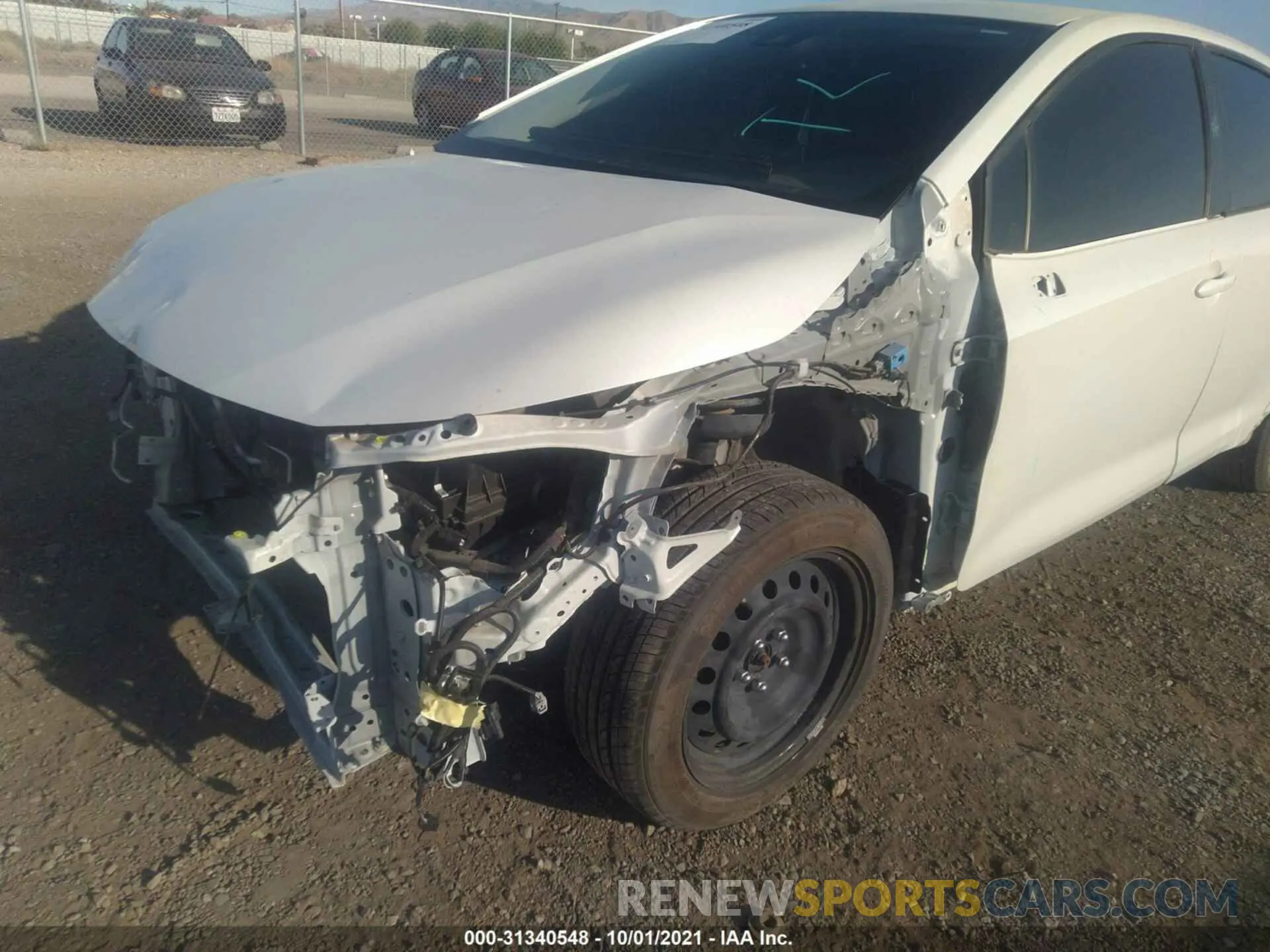 6 fotografías del automóvil dañado JTDEPRAE4LJ078067 TOYOTA COROLLA 2020