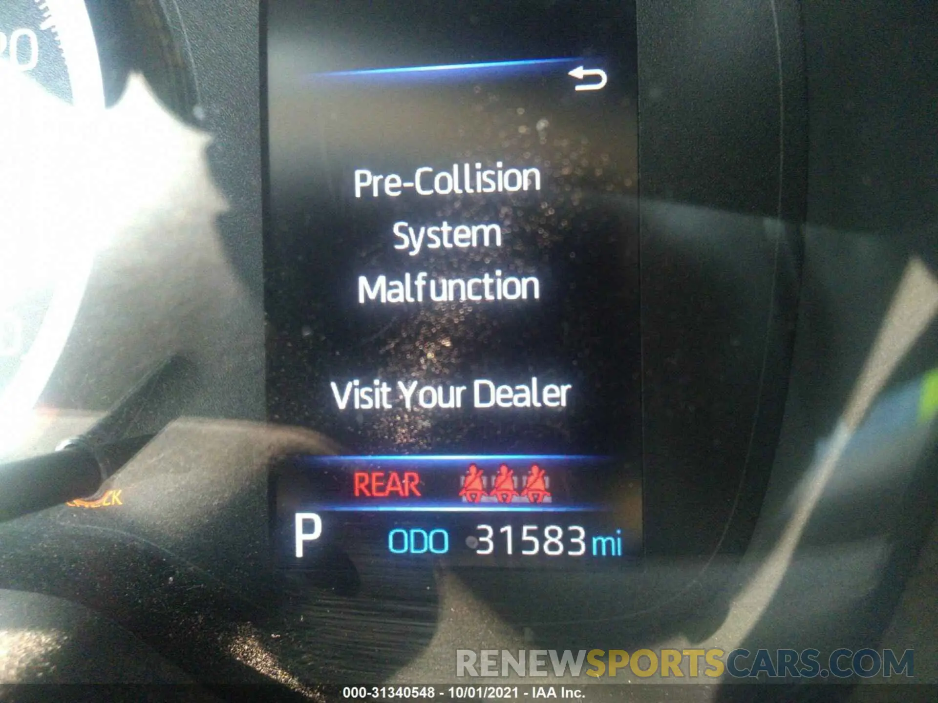 7 fotografías del automóvil dañado JTDEPRAE4LJ078067 TOYOTA COROLLA 2020