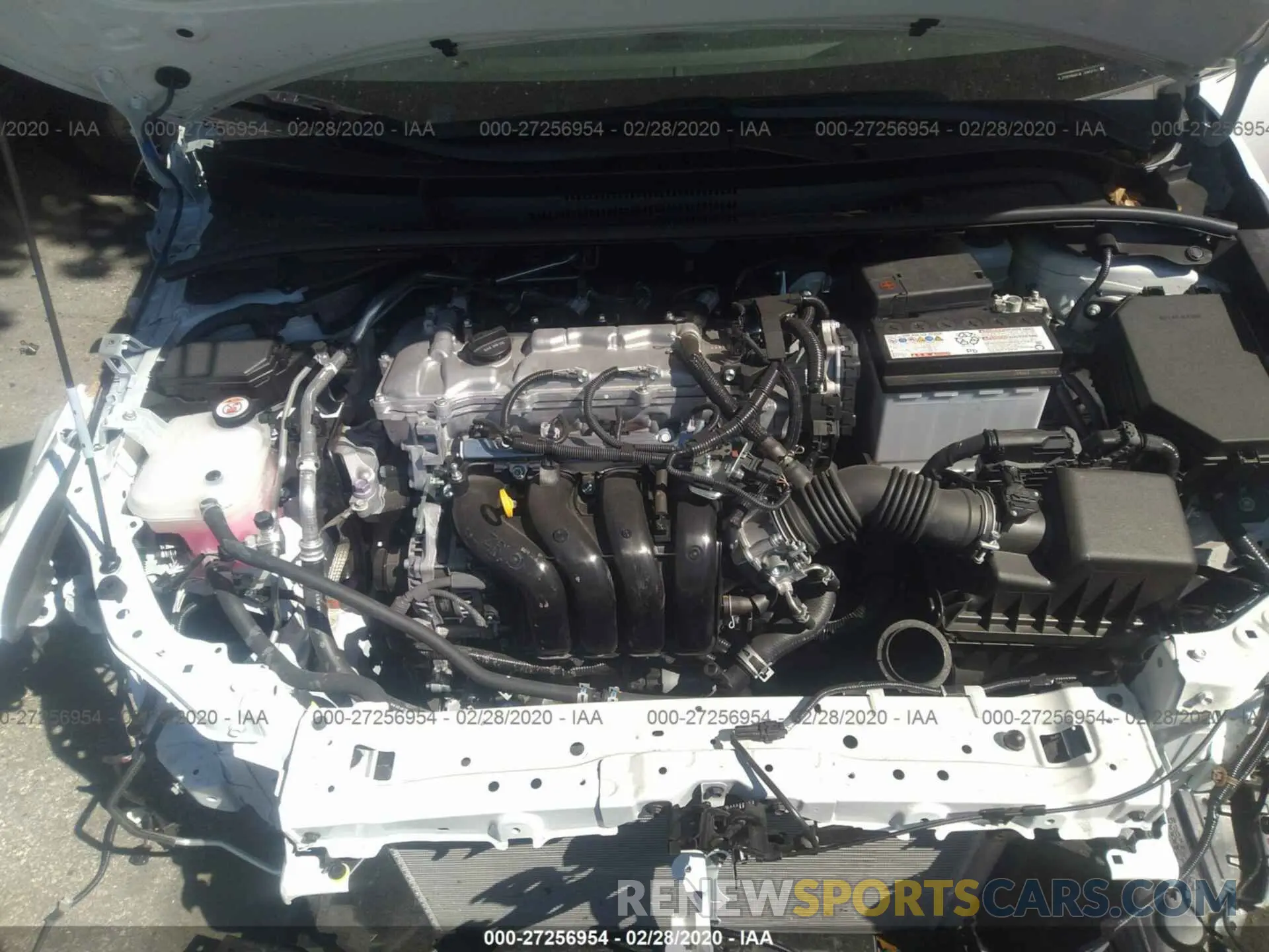 10 fotografías del automóvil dañado JTDEPRAE4LJ082071 TOYOTA COROLLA 2020