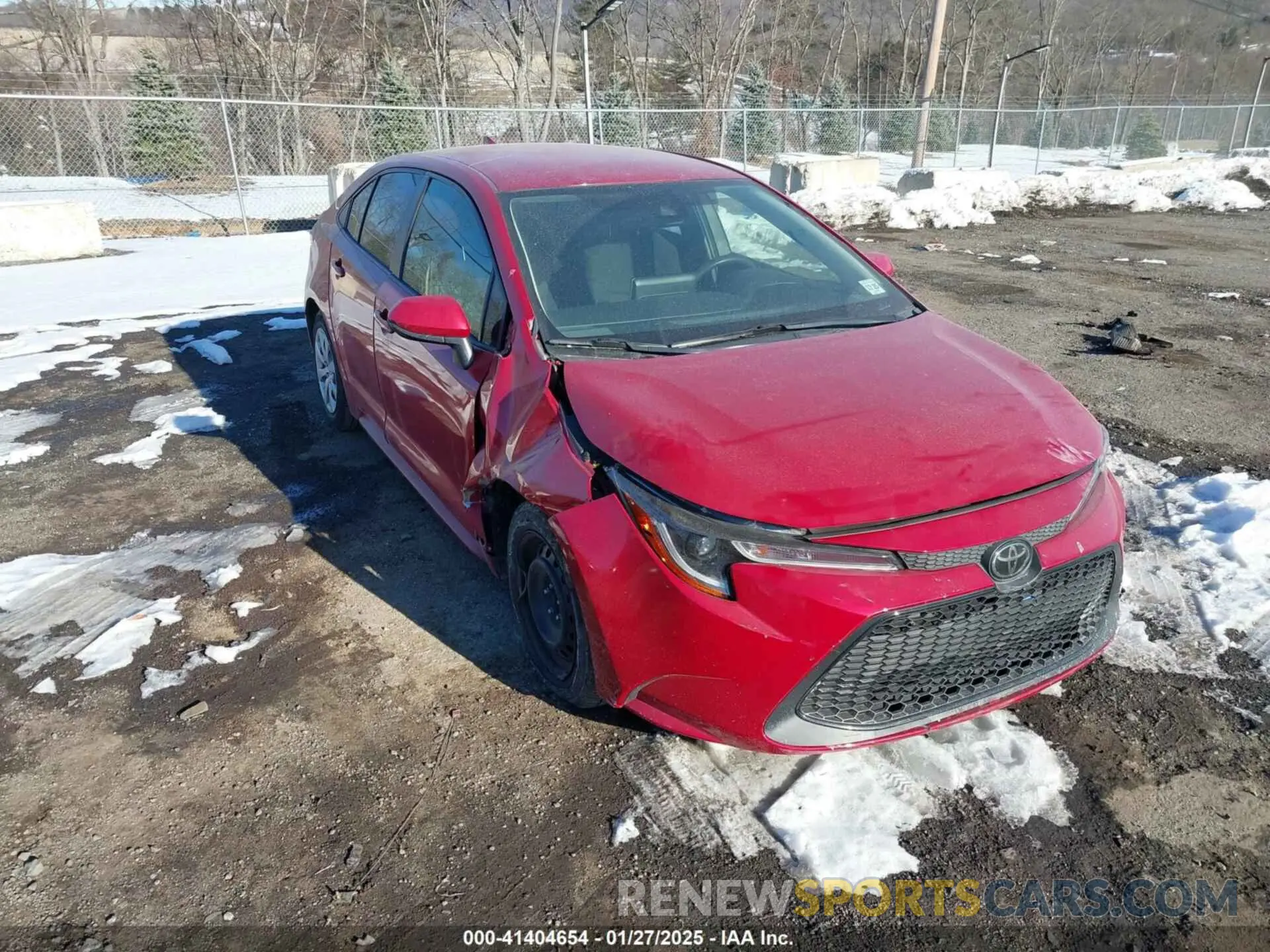 1 fotografías del automóvil dañado JTDEPRAE4LJ085357 TOYOTA COROLLA 2020