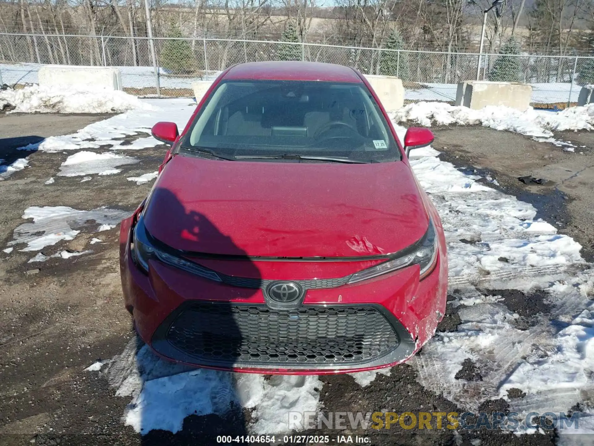 12 fotografías del automóvil dañado JTDEPRAE4LJ085357 TOYOTA COROLLA 2020