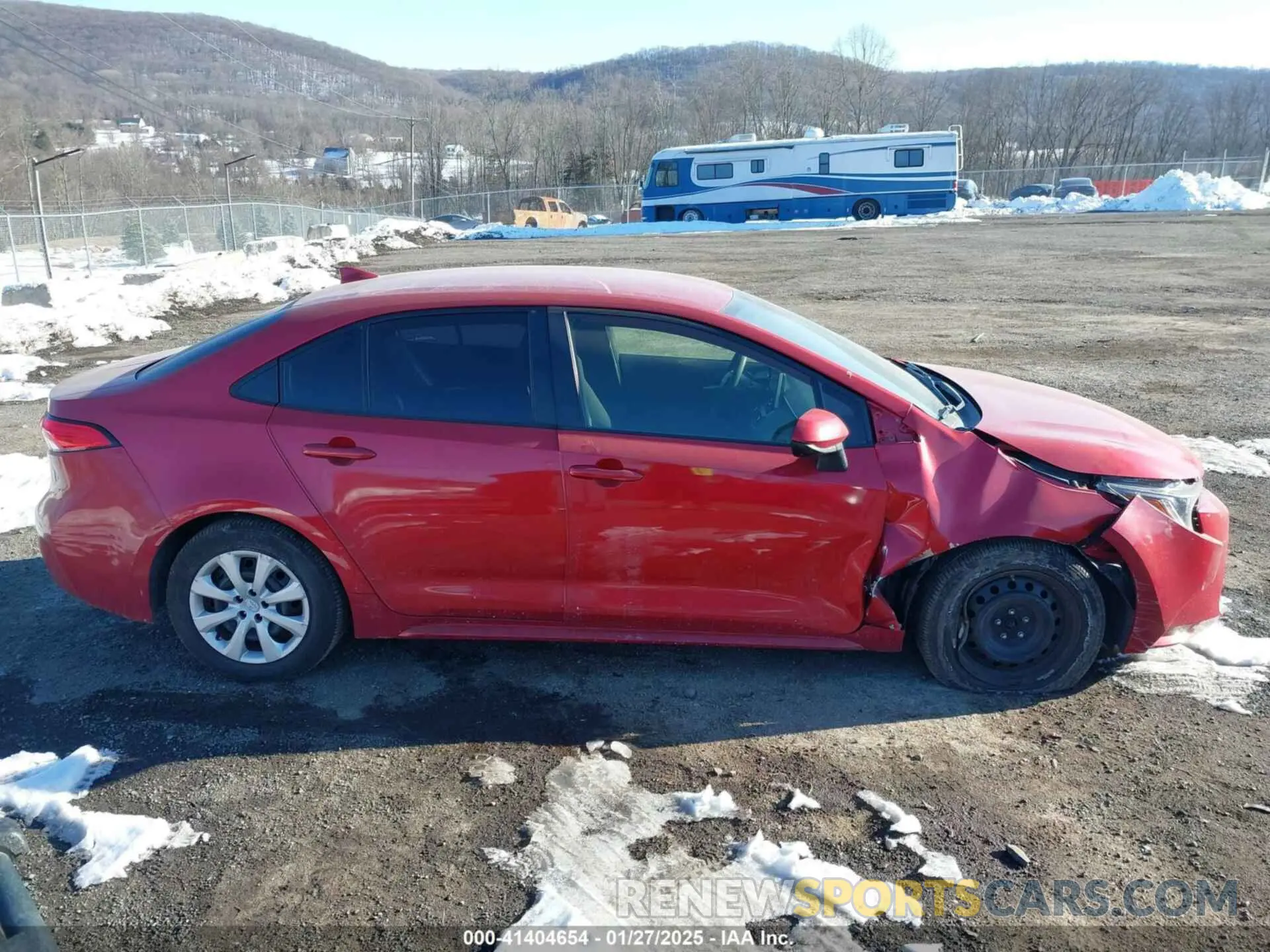 13 fotografías del automóvil dañado JTDEPRAE4LJ085357 TOYOTA COROLLA 2020