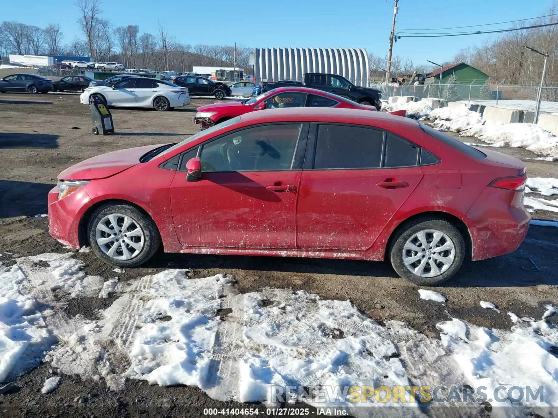 14 fotografías del automóvil dañado JTDEPRAE4LJ085357 TOYOTA COROLLA 2020