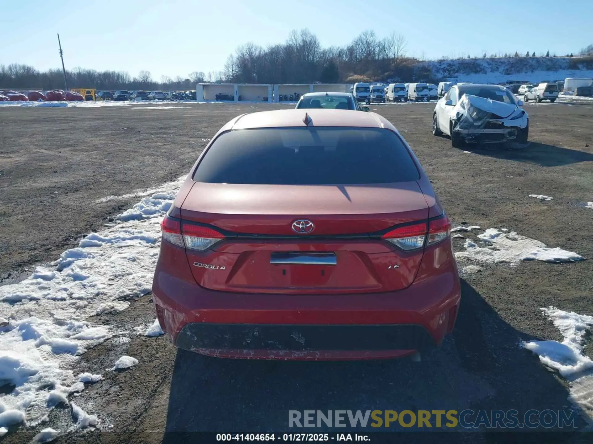 16 fotografías del automóvil dañado JTDEPRAE4LJ085357 TOYOTA COROLLA 2020