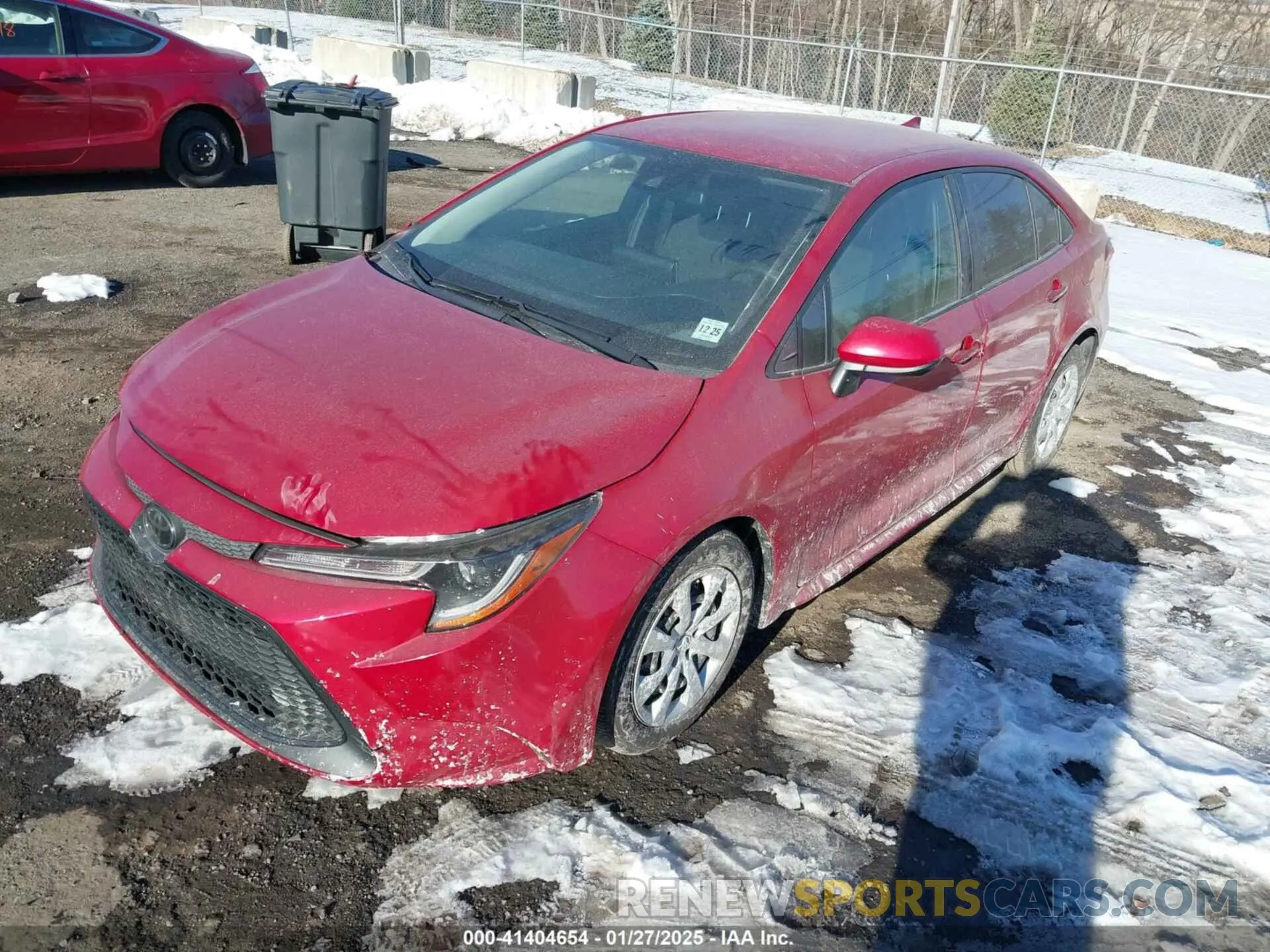 2 fotografías del automóvil dañado JTDEPRAE4LJ085357 TOYOTA COROLLA 2020