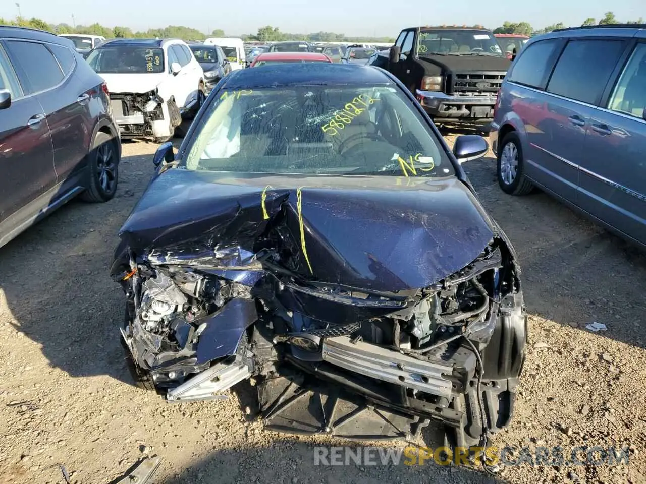 7 fotografías del automóvil dañado JTDEPRAE4LJ086394 TOYOTA COROLLA 2020