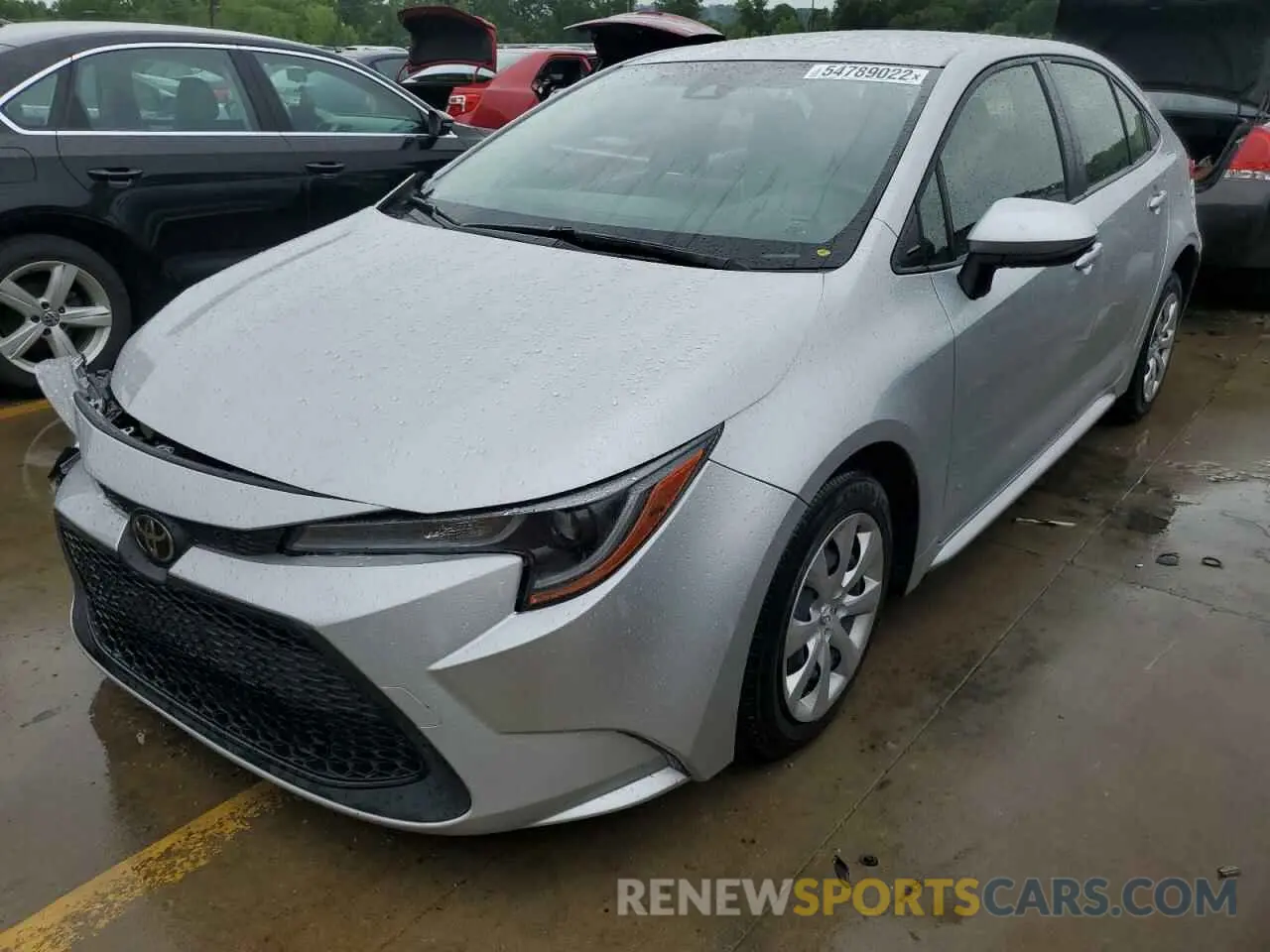 2 fotografías del automóvil dañado JTDEPRAE4LJ086797 TOYOTA COROLLA 2020