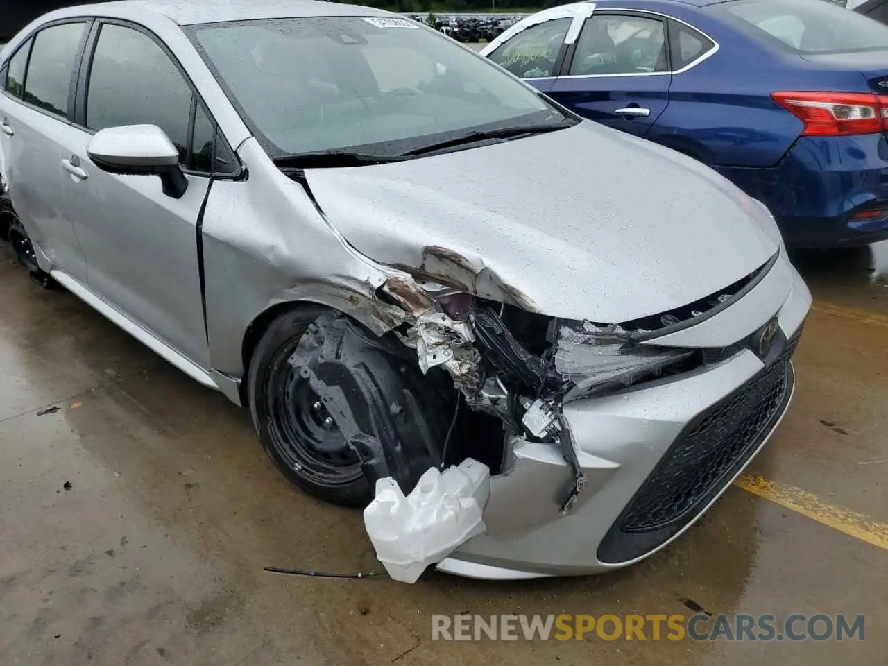 9 fotografías del automóvil dañado JTDEPRAE4LJ086797 TOYOTA COROLLA 2020