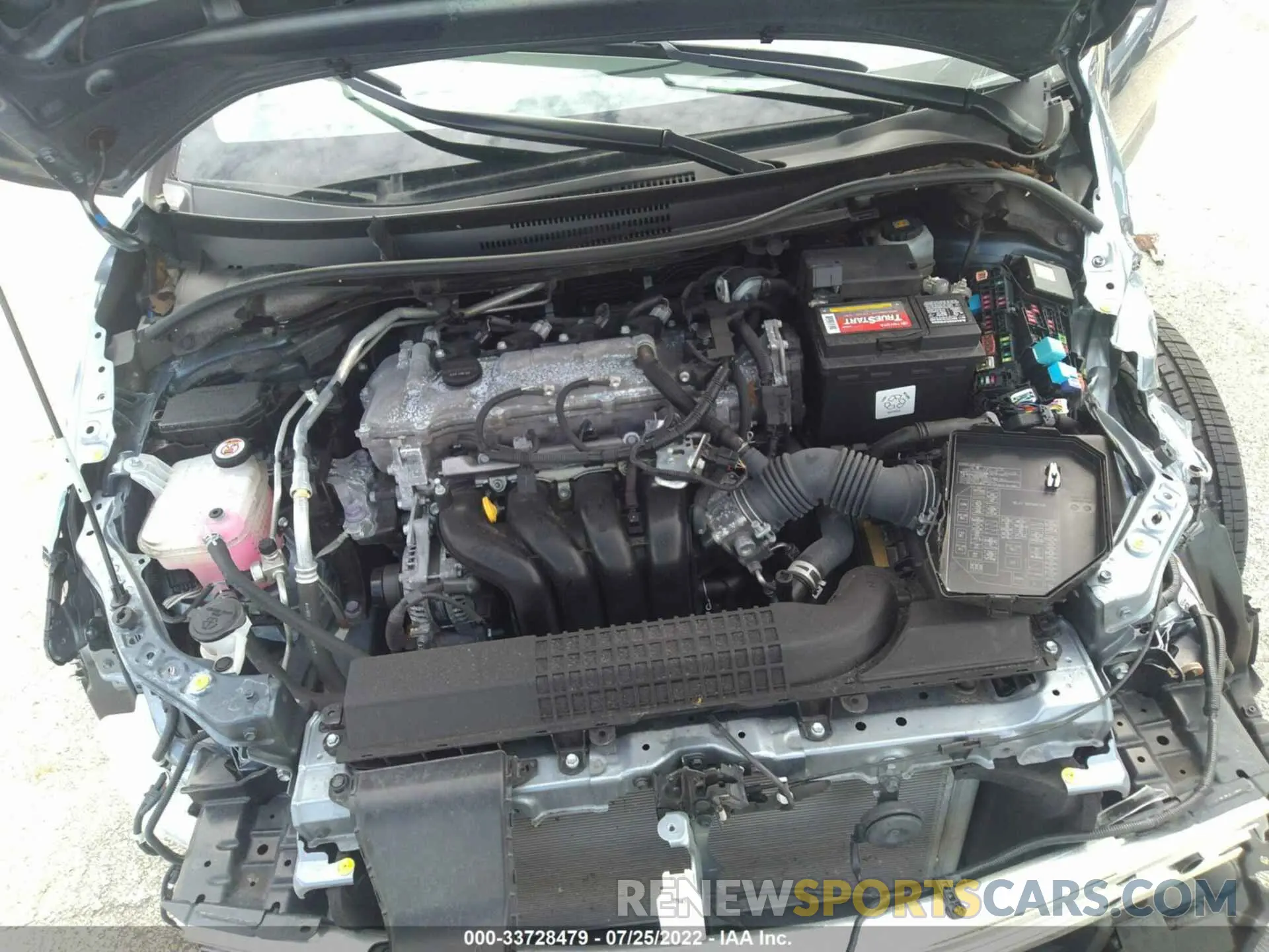 10 fotografías del automóvil dañado JTDEPRAE4LJ088999 TOYOTA COROLLA 2020