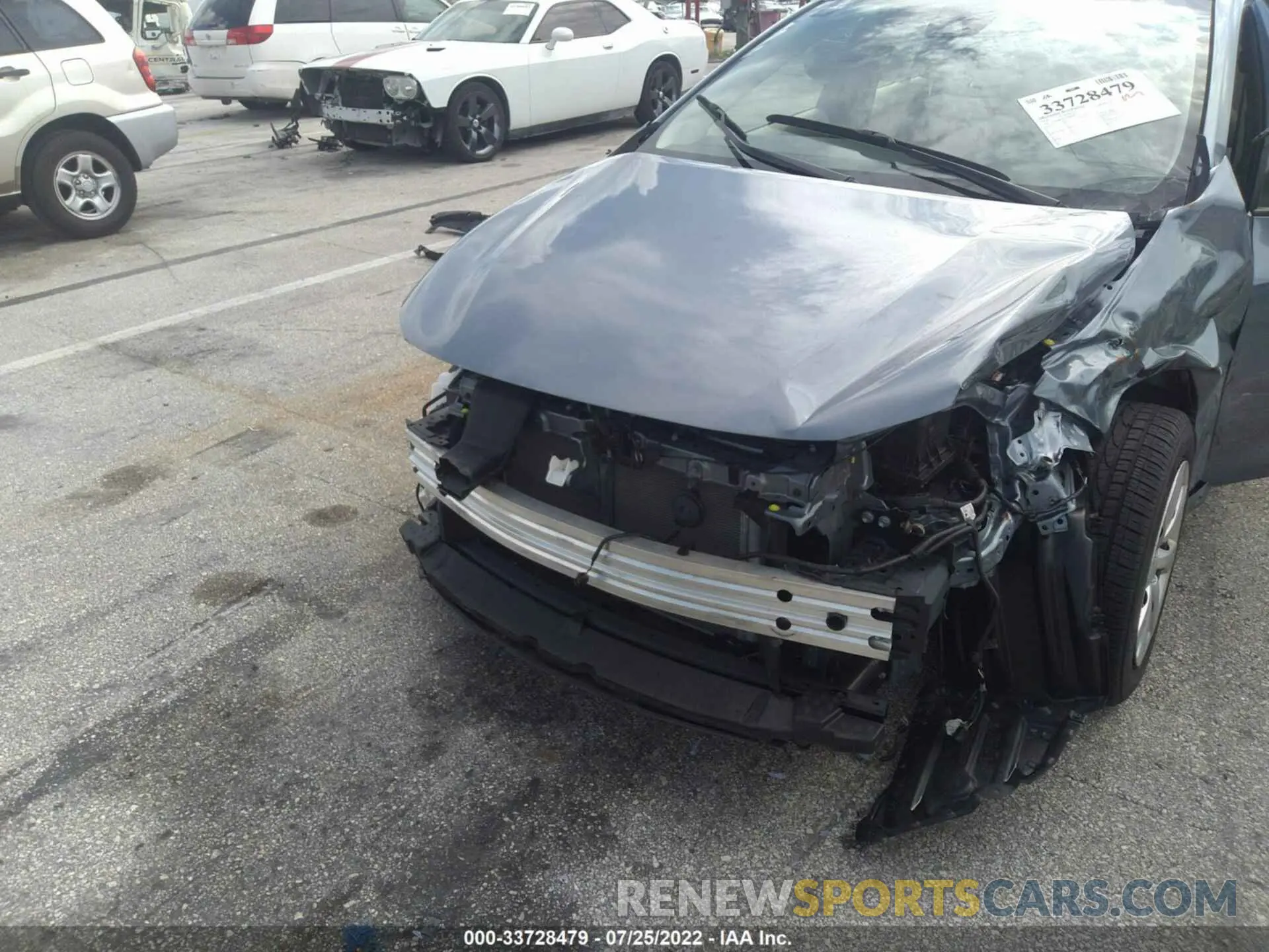 6 fotografías del automóvil dañado JTDEPRAE4LJ088999 TOYOTA COROLLA 2020