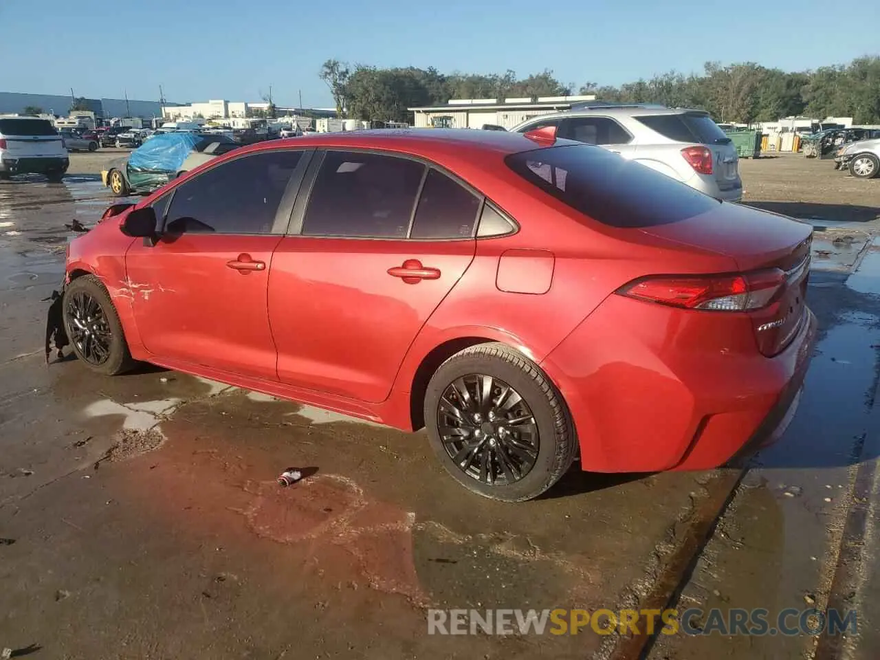 2 fotografías del automóvil dañado JTDEPRAE4LJ089070 TOYOTA COROLLA 2020