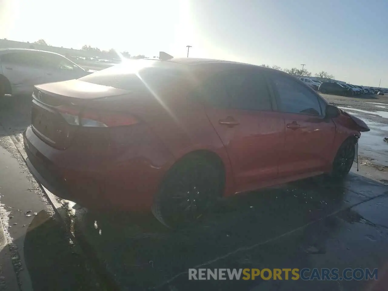 3 fotografías del automóvil dañado JTDEPRAE4LJ089070 TOYOTA COROLLA 2020