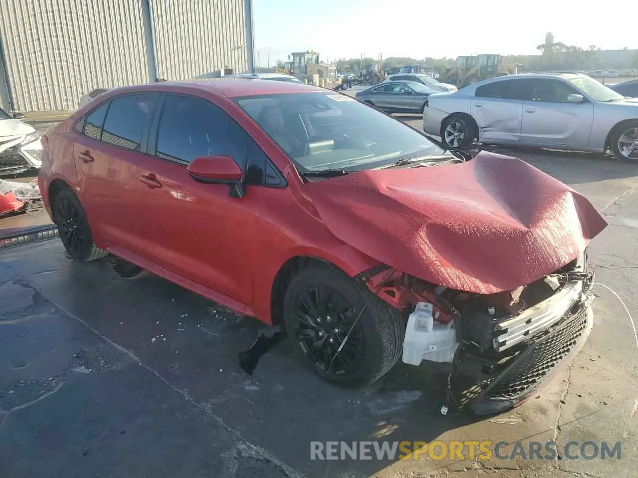 4 fotografías del automóvil dañado JTDEPRAE4LJ089070 TOYOTA COROLLA 2020