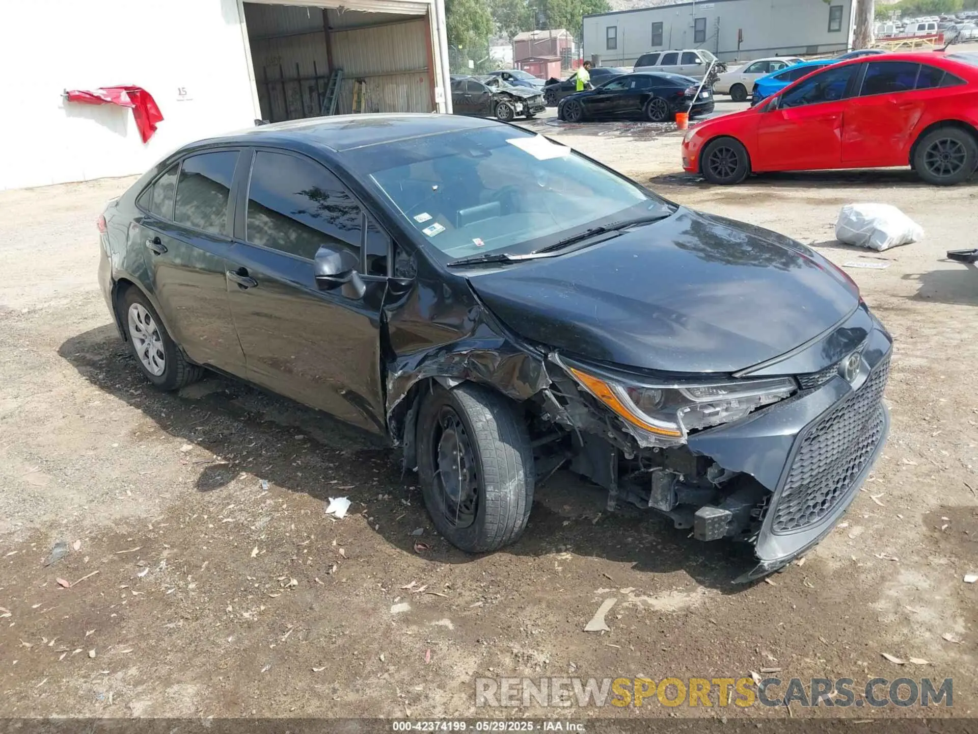 1 fotografías del automóvil dañado JTDEPRAE4LJ089506 TOYOTA COROLLA 2020