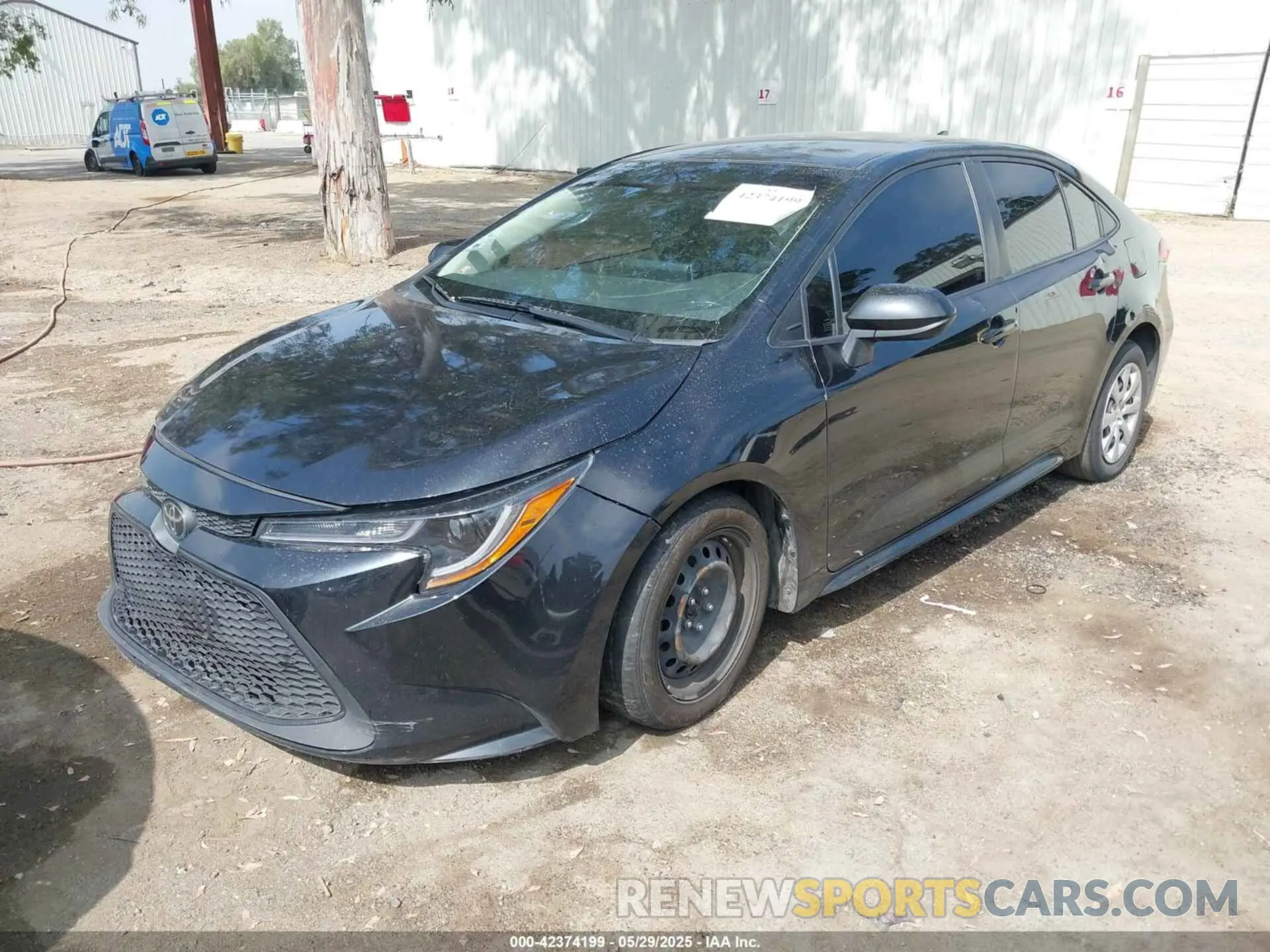 2 fotografías del automóvil dañado JTDEPRAE4LJ089506 TOYOTA COROLLA 2020