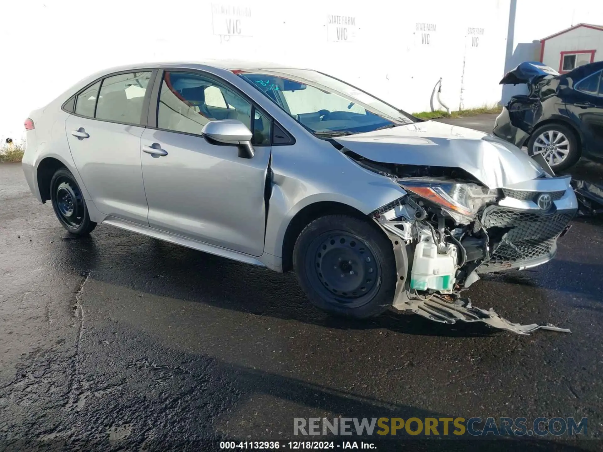 1 fotografías del automóvil dañado JTDEPRAE4LJ090137 TOYOTA COROLLA 2020