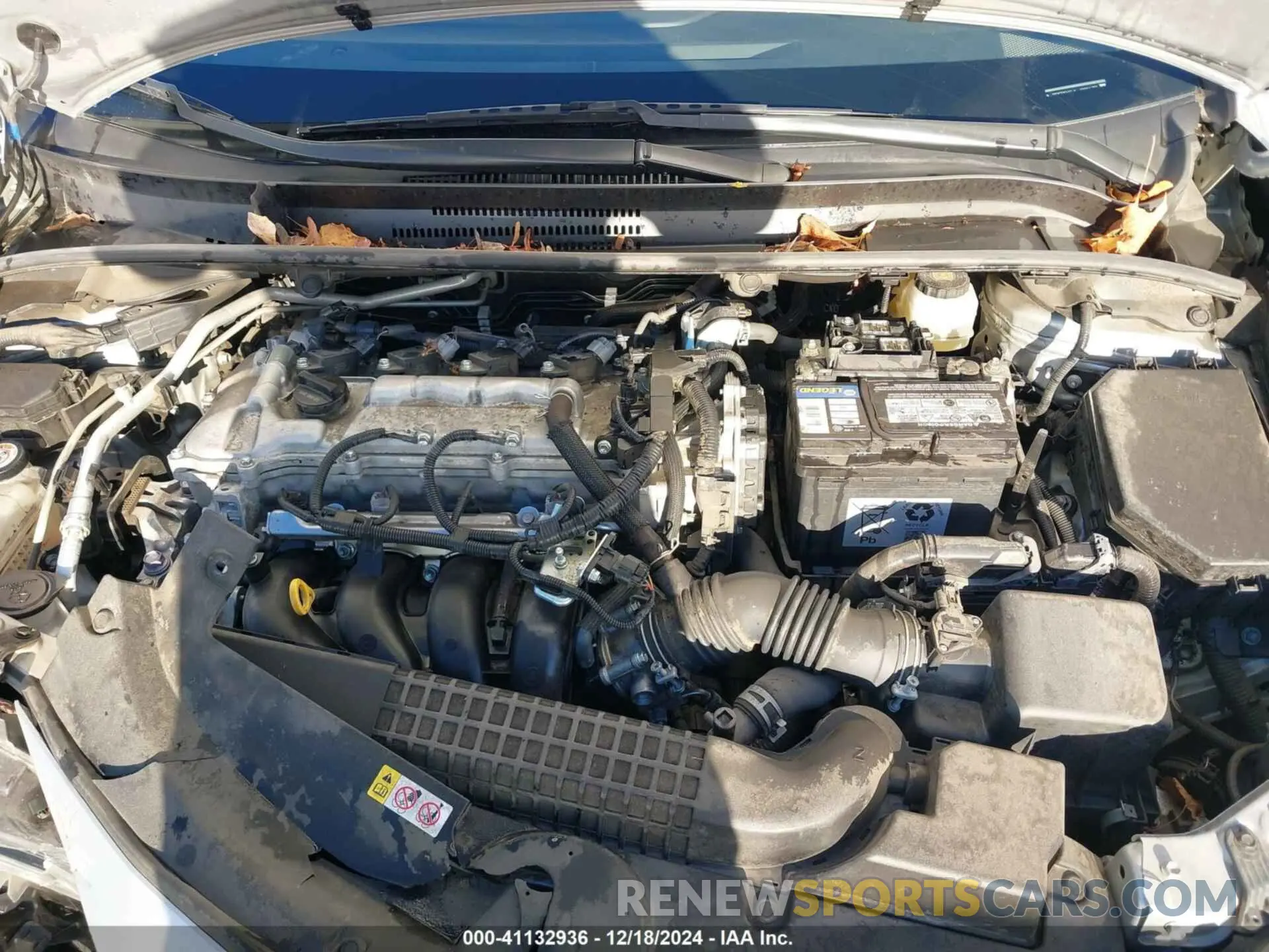 10 fotografías del automóvil dañado JTDEPRAE4LJ090137 TOYOTA COROLLA 2020
