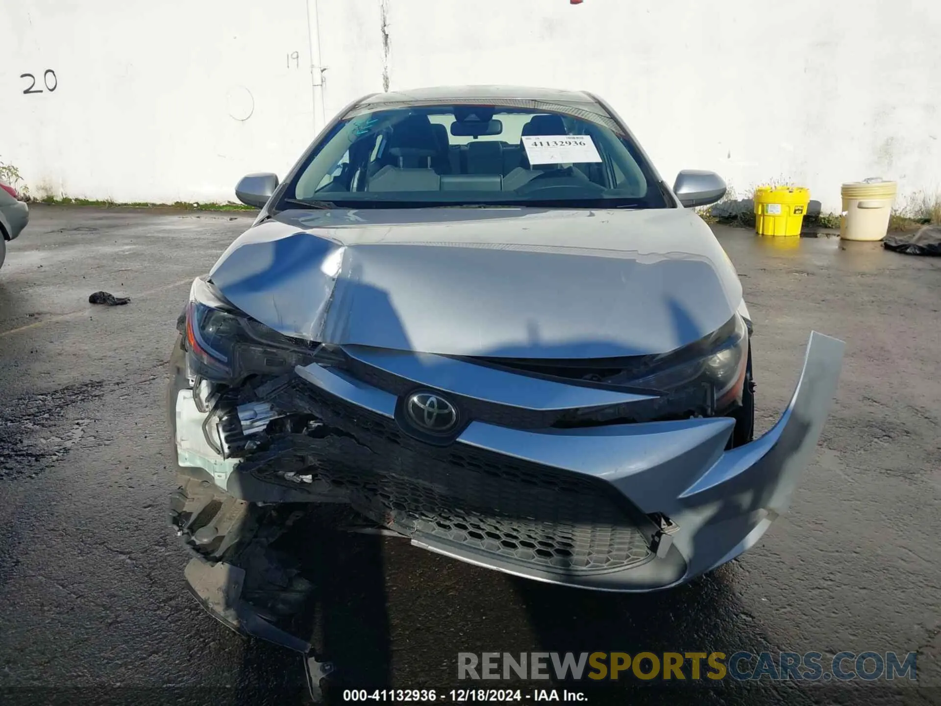12 fotografías del automóvil dañado JTDEPRAE4LJ090137 TOYOTA COROLLA 2020