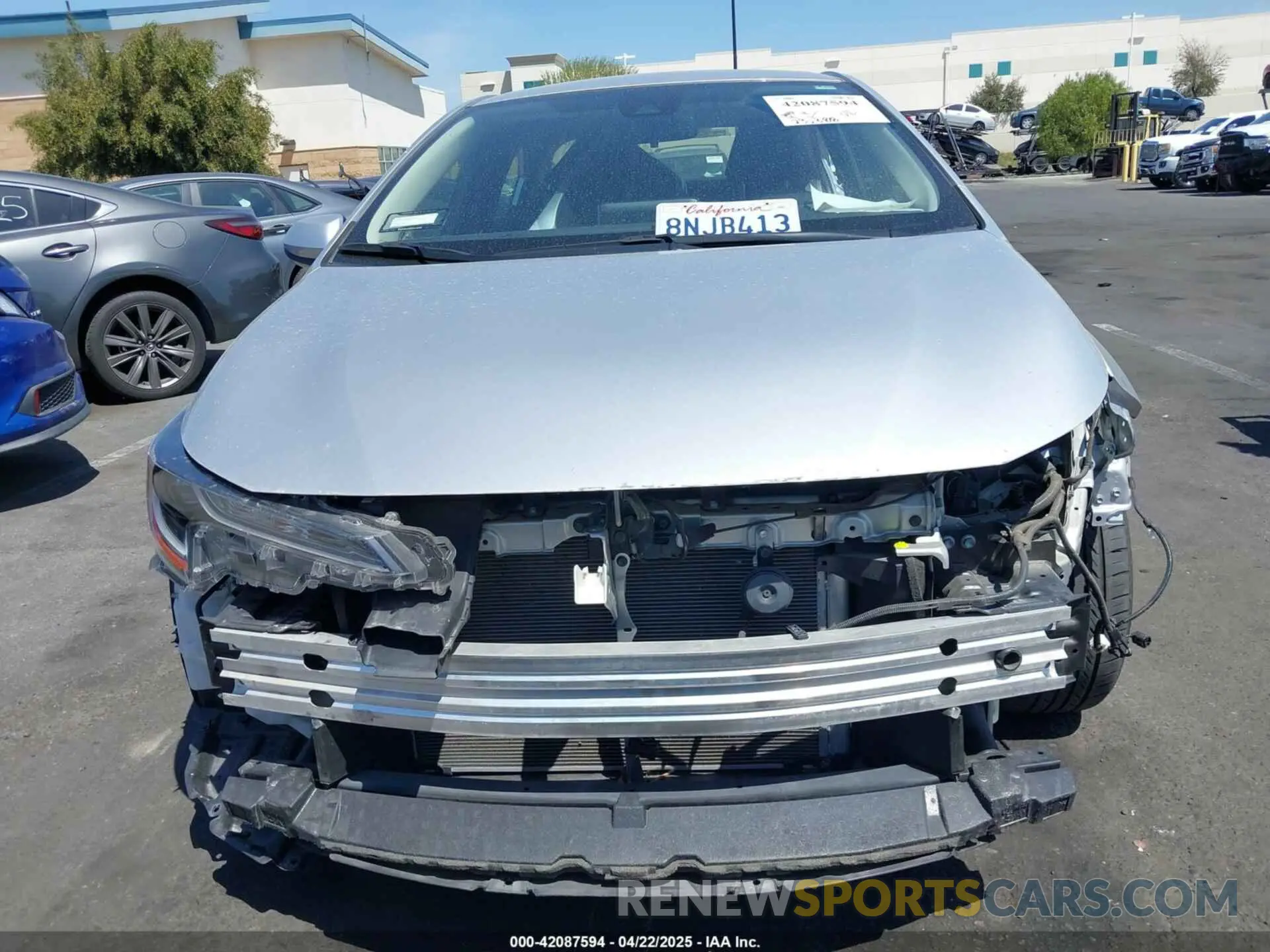 13 fotografías del automóvil dañado JTDEPRAE4LJ090249 TOYOTA COROLLA 2020
