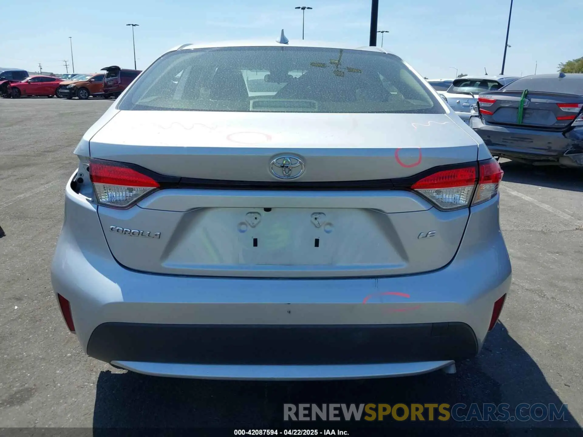 17 fotografías del automóvil dañado JTDEPRAE4LJ090249 TOYOTA COROLLA 2020
