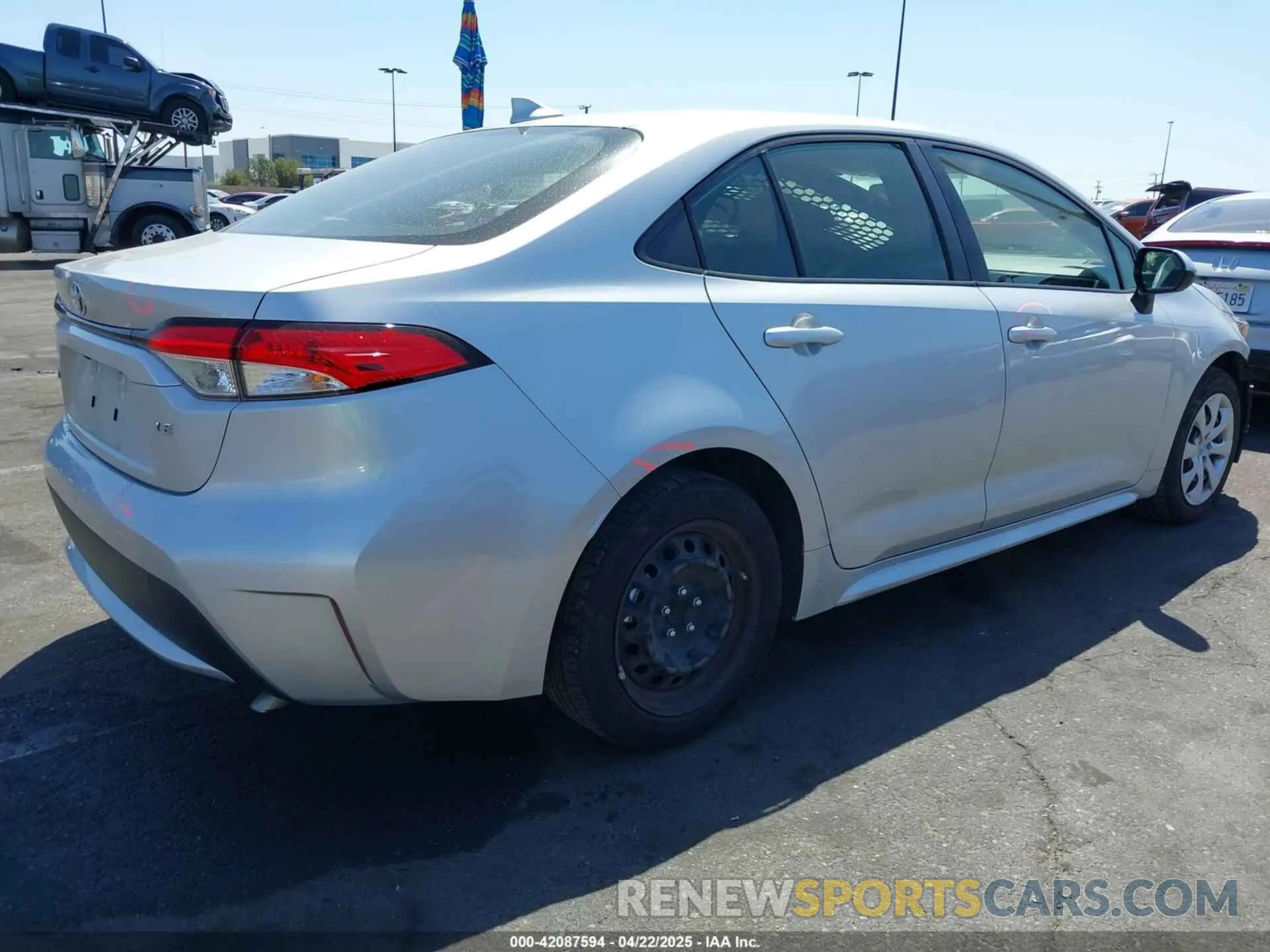 4 fotografías del automóvil dañado JTDEPRAE4LJ090249 TOYOTA COROLLA 2020
