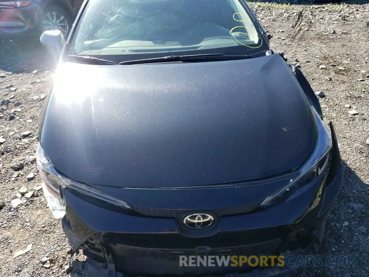 7 fotografías del automóvil dañado JTDEPRAE4LJ090347 TOYOTA COROLLA 2020