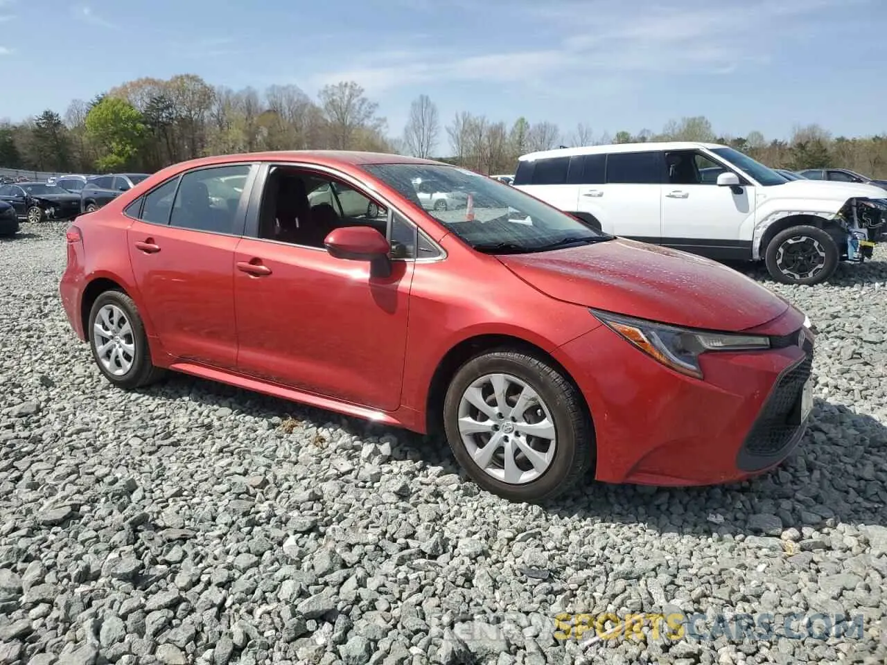 4 fotografías del automóvil dañado JTDEPRAE4LJ090915 TOYOTA COROLLA 2020