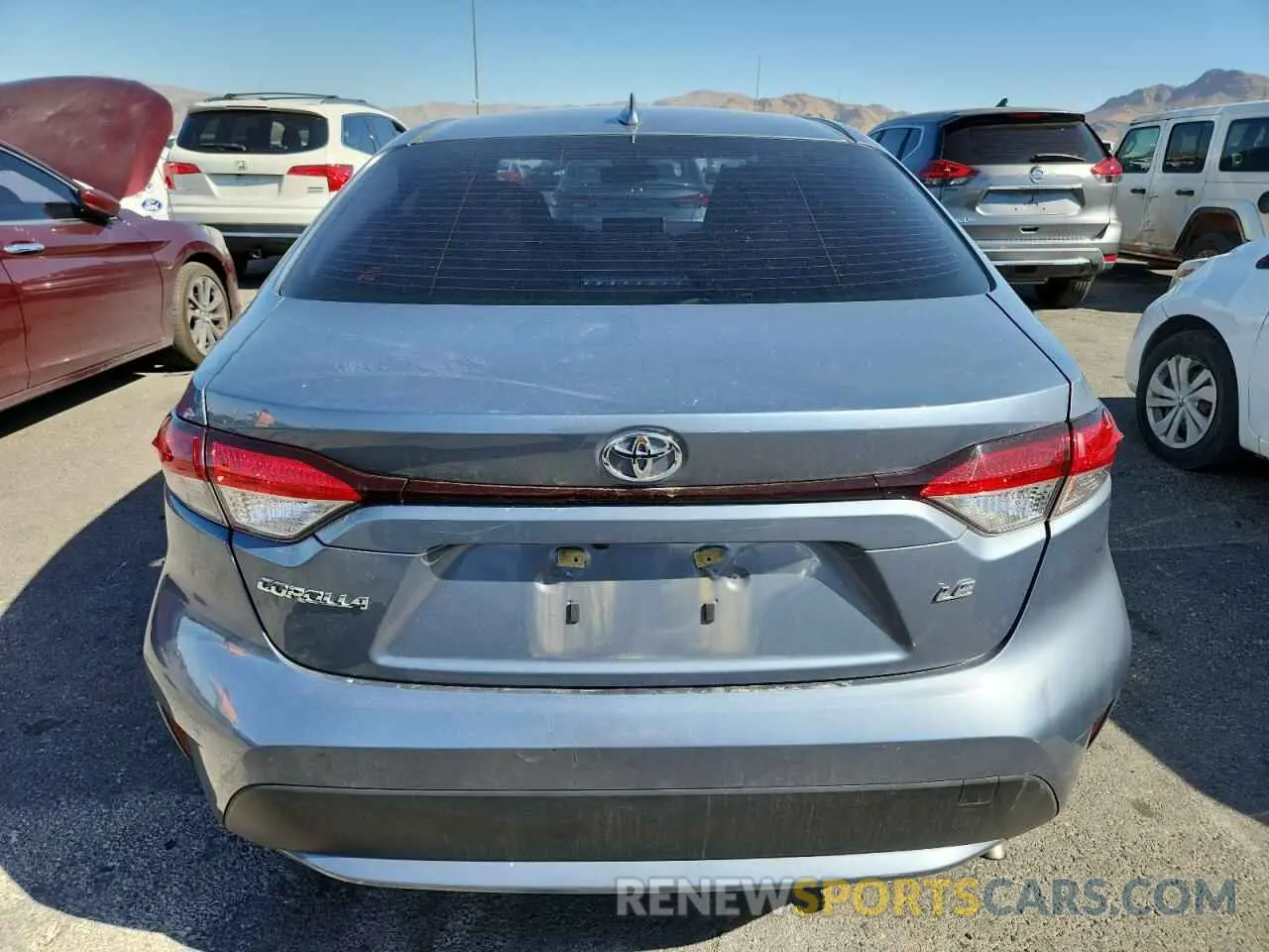 6 fotografías del automóvil dañado JTDEPRAE4LJ090994 TOYOTA COROLLA 2020