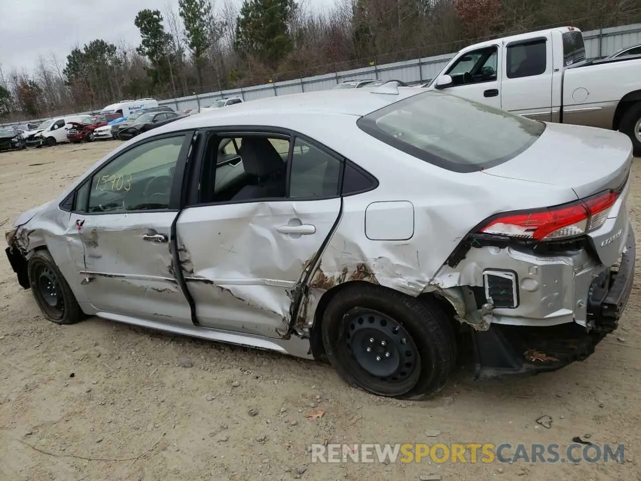 9 fotografías del automóvil dañado JTDEPRAE4LJ091188 TOYOTA COROLLA 2020