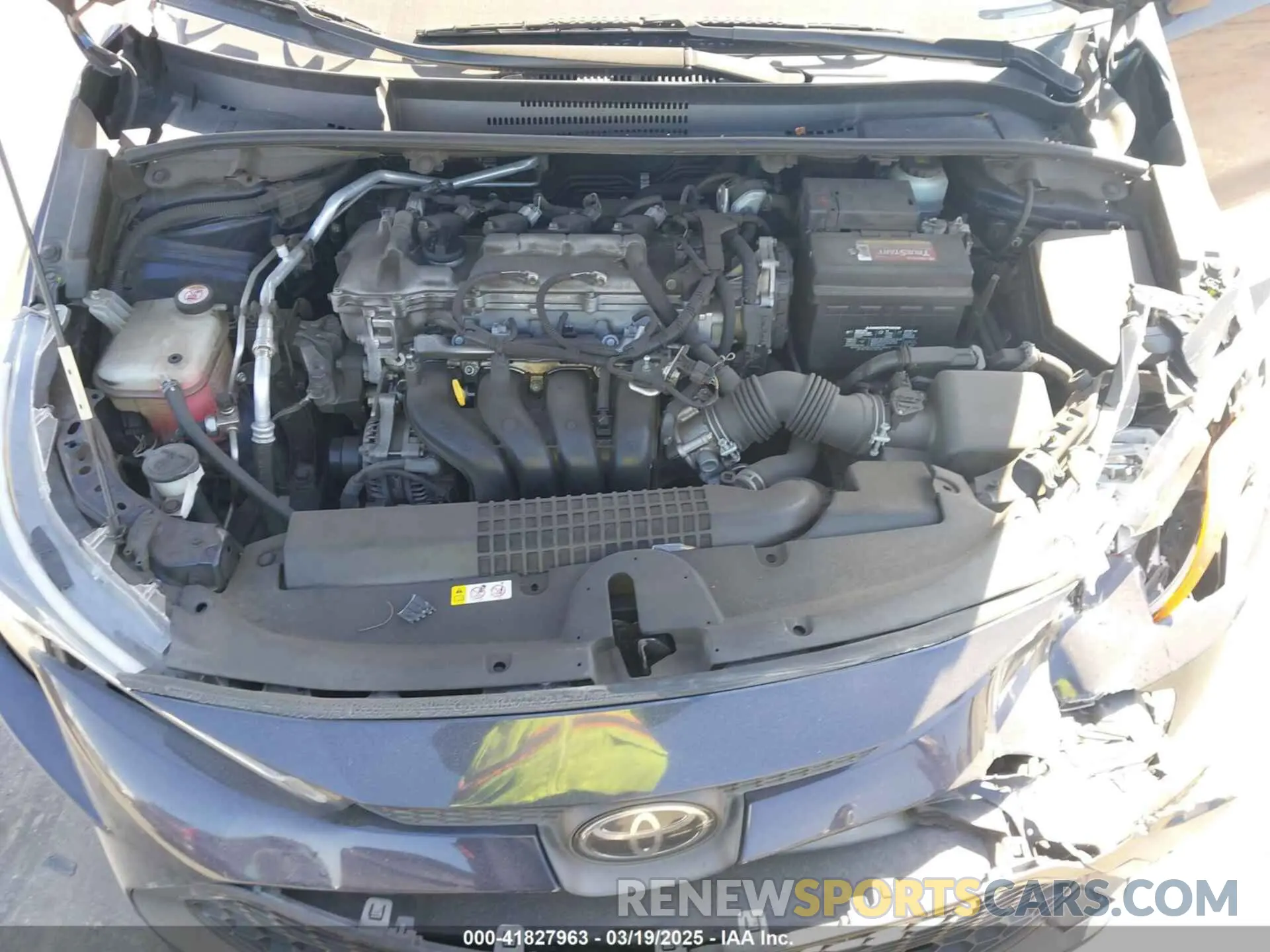 10 fotografías del automóvil dañado JTDEPRAE4LJ093104 TOYOTA COROLLA 2020