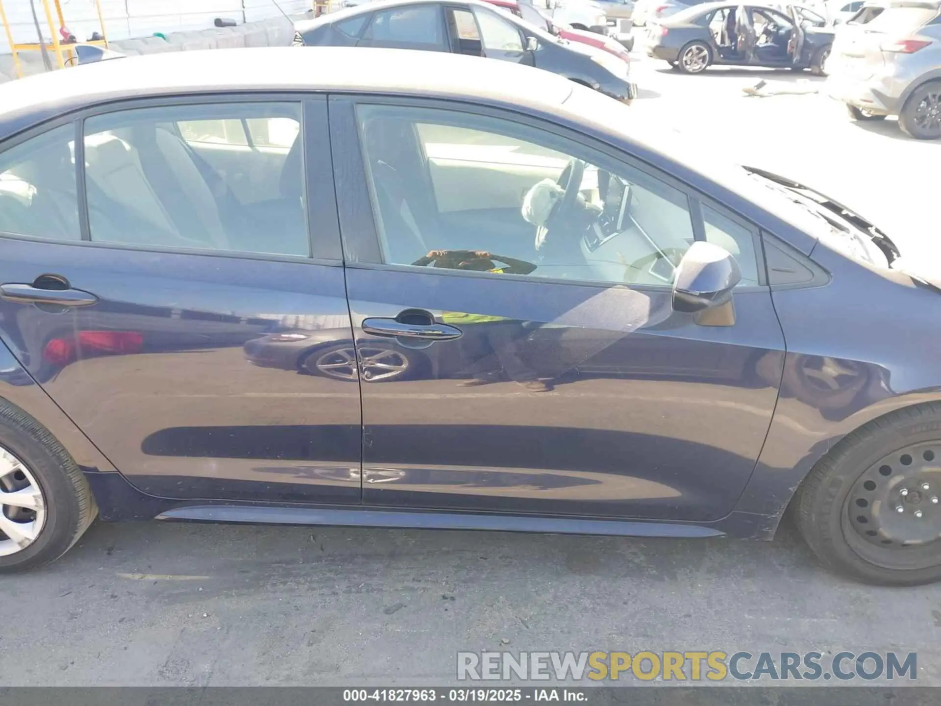 13 fotografías del automóvil dañado JTDEPRAE4LJ093104 TOYOTA COROLLA 2020